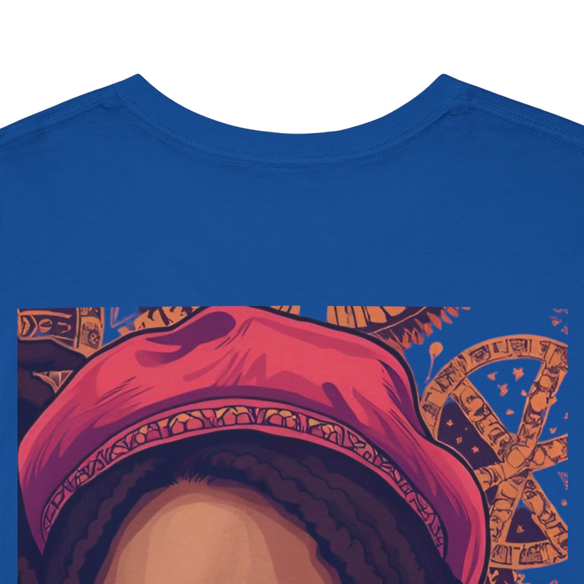 Unisex Heavy Cotton Tee with 'No Man No Cry' Artwork, Vintage Tee, Music Lover Gift,  Inspired Shirt, Casual Streetwear