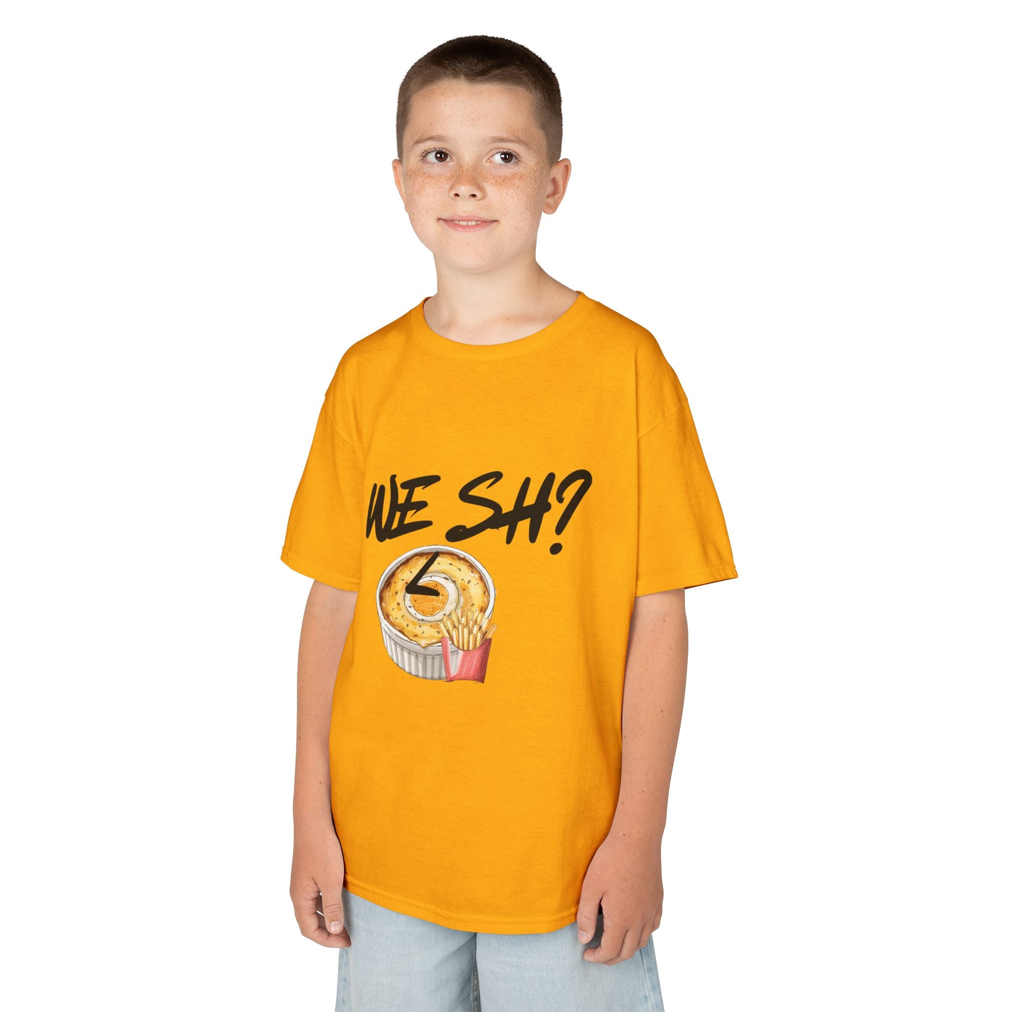 Kids T-Shirt Funny Wesh French North Dish Slang Tee