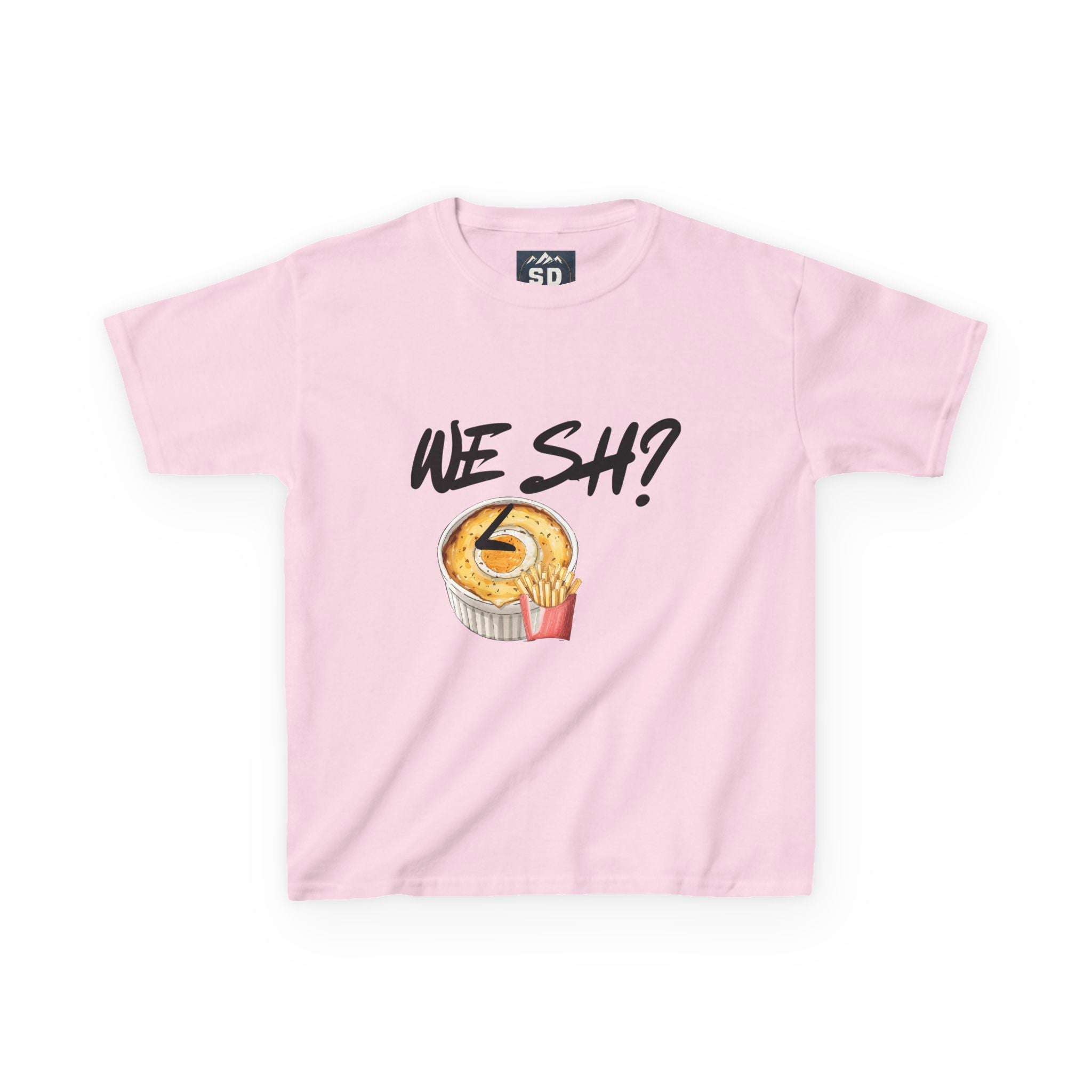 Kids T-Shirt Funny Wesh French North Dish Slang Tee