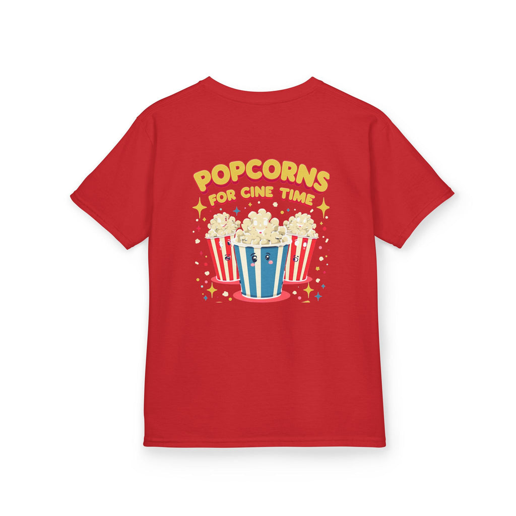 Kids Cinema T-Shirt, Fun Movie Tee for Children, Popcorn Graphic Shirt, Perfect for Movie Nights, Birthday Gift, Halloween Costume