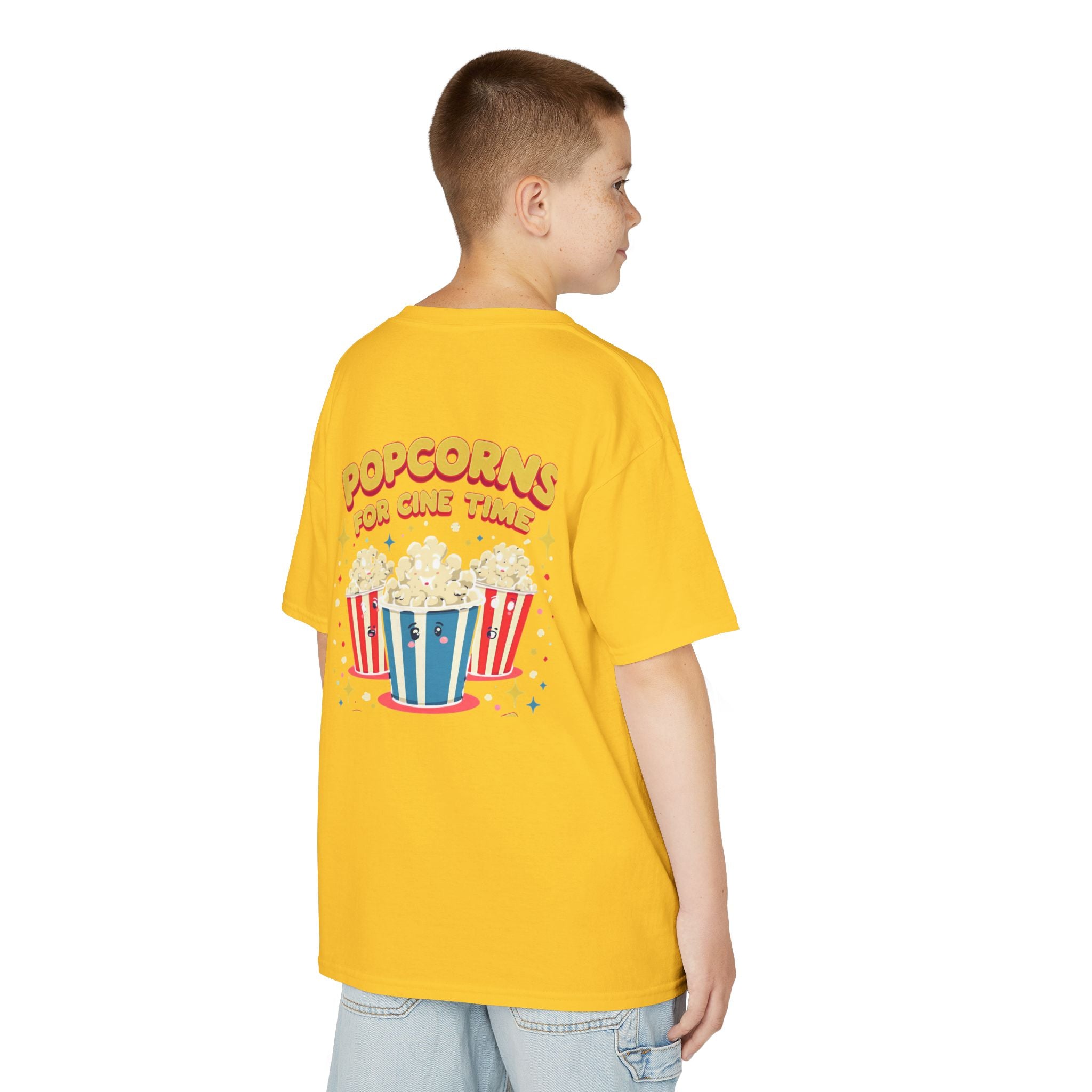 Kids Cinema T-Shirt, Fun Movie Tee for Children, Popcorn Graphic Shirt, Perfect for Movie Nights, Birthday Gift, Halloween Costume