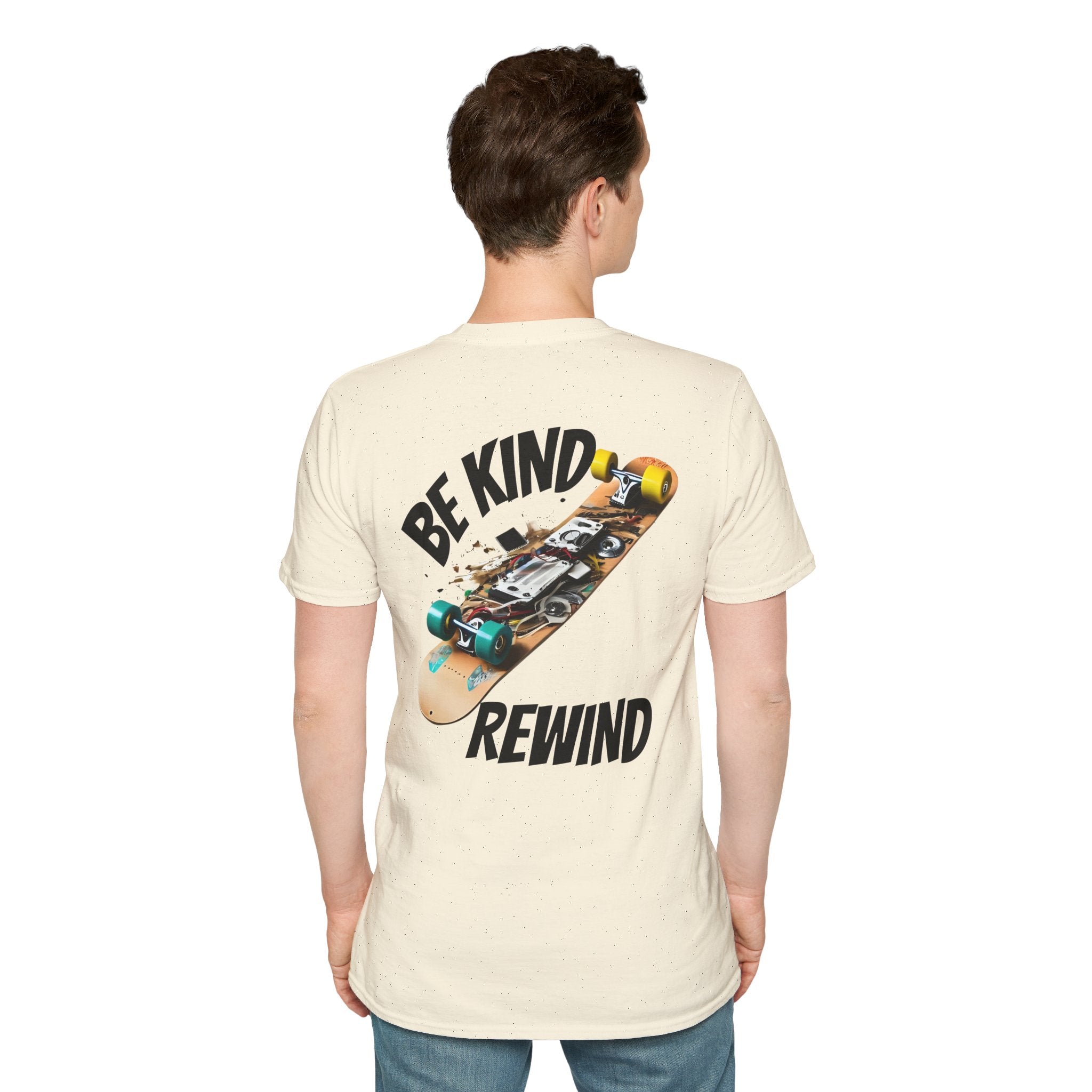 Be Kind Rewind- Unisex T-Shirt  with Movie Reference  for Skateboard lovers