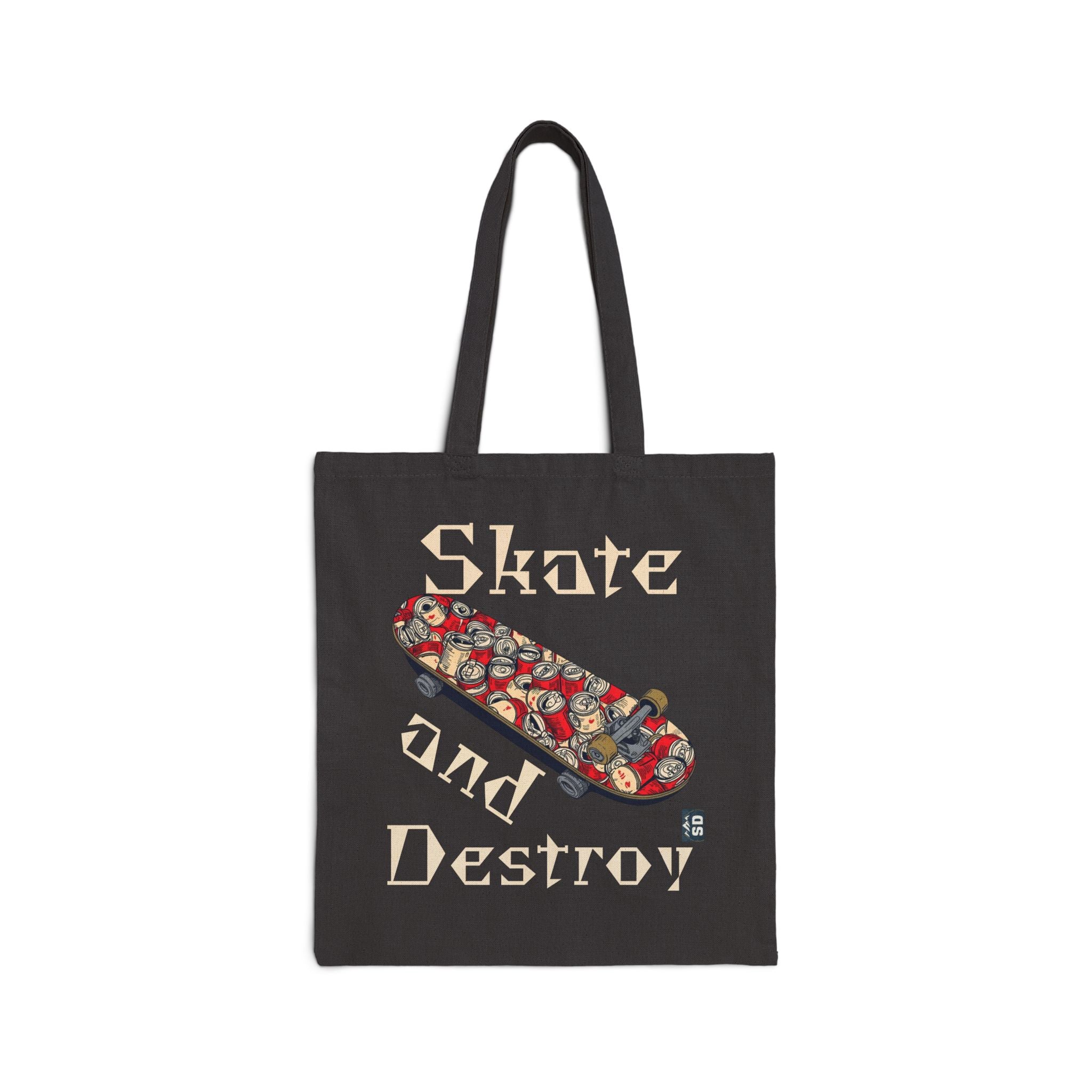 Skate and Destroy Canvas Tote Bag