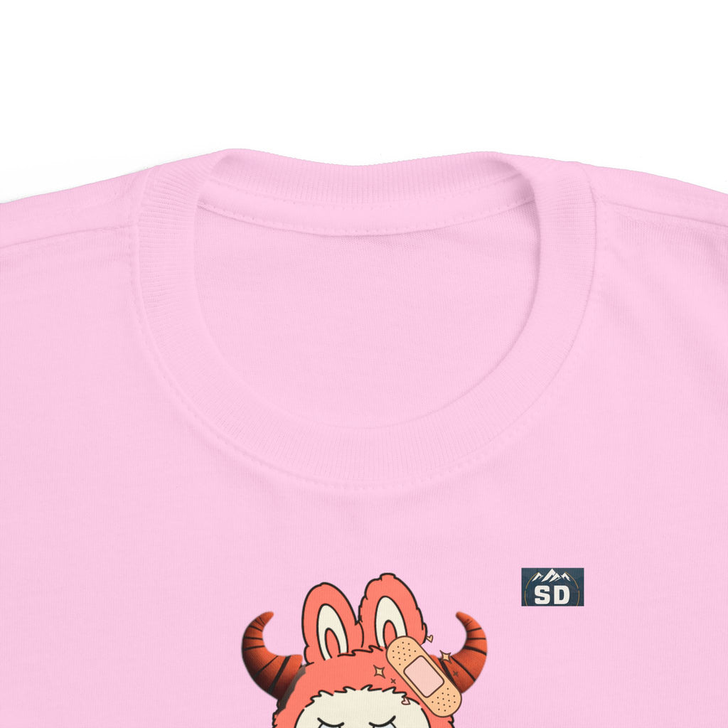 Halloween Toddler Tee with Pazuzu Labubu Toy Design