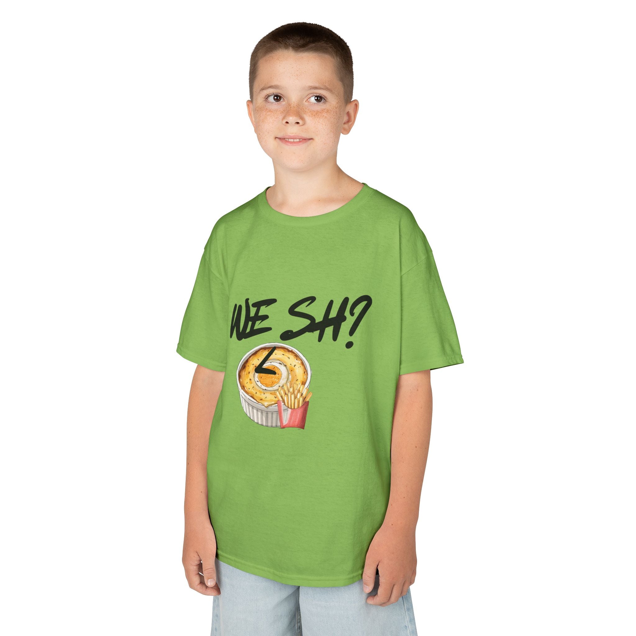 Kids T-Shirt Funny Wesh French North Dish Slang Tee