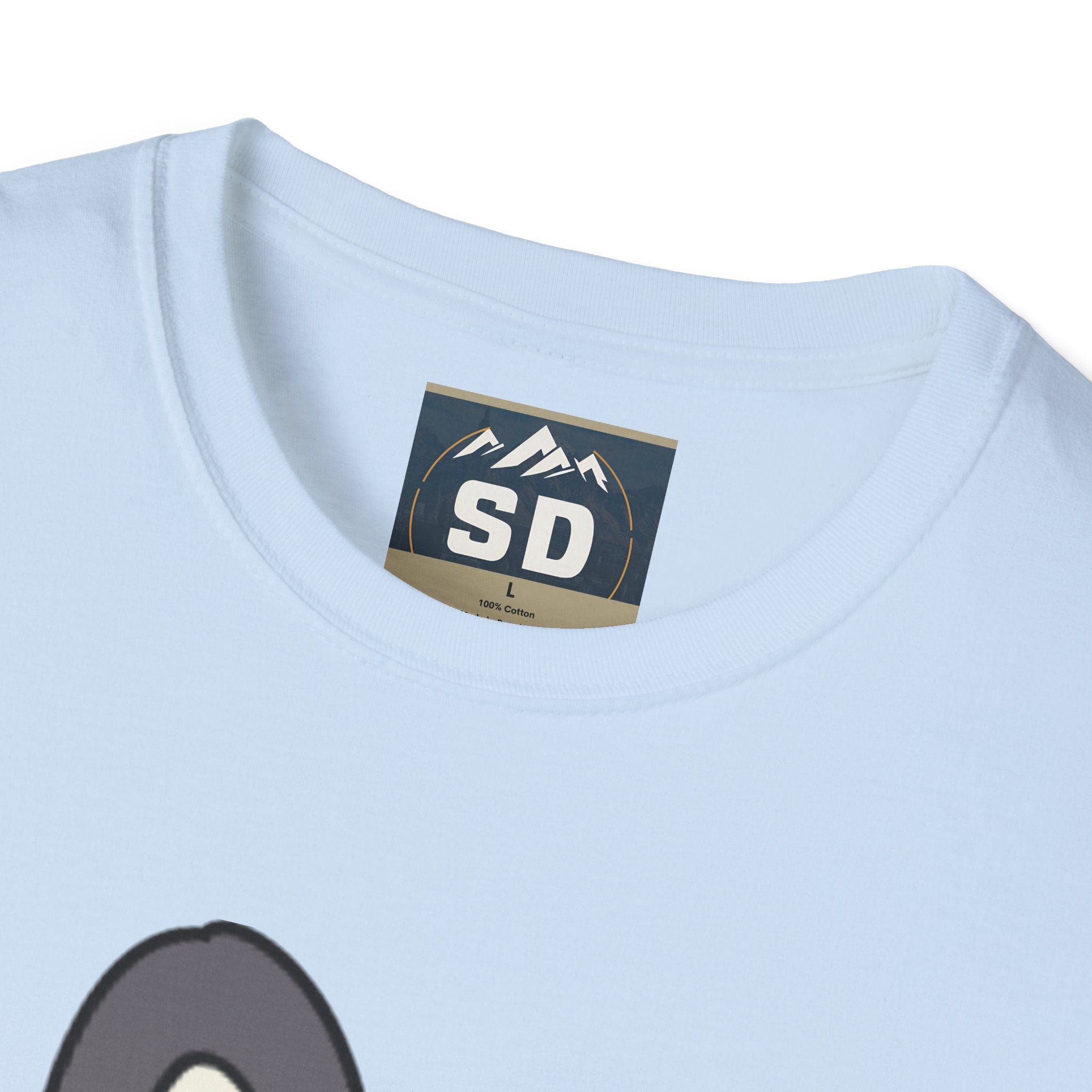 T-Shirt half labubu expensive joke Unisex Softstyle