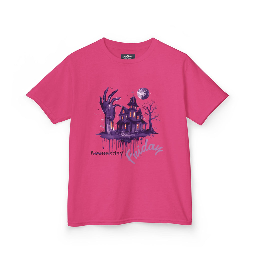 Kids Tee Fun Movie Wednesday T-Shirt Ideal for Halloween