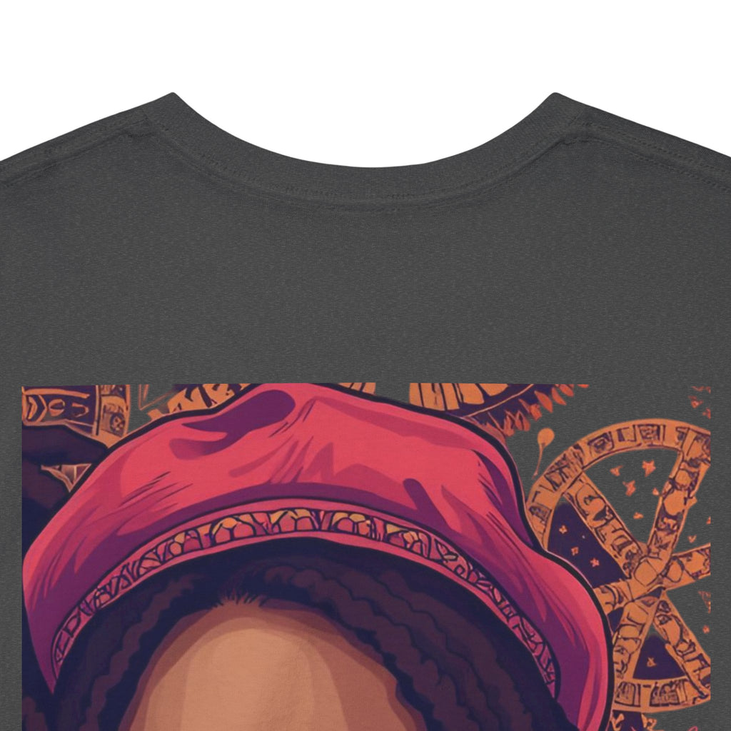 Unisex Heavy Cotton Tee with 'No Man No Cry' Artwork, Vintage Tee, Music Lover Gift,  Inspired Shirt, Casual Streetwear