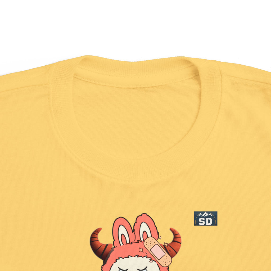 Halloween Toddler Tee with Pazuzu Labubu Toy Design