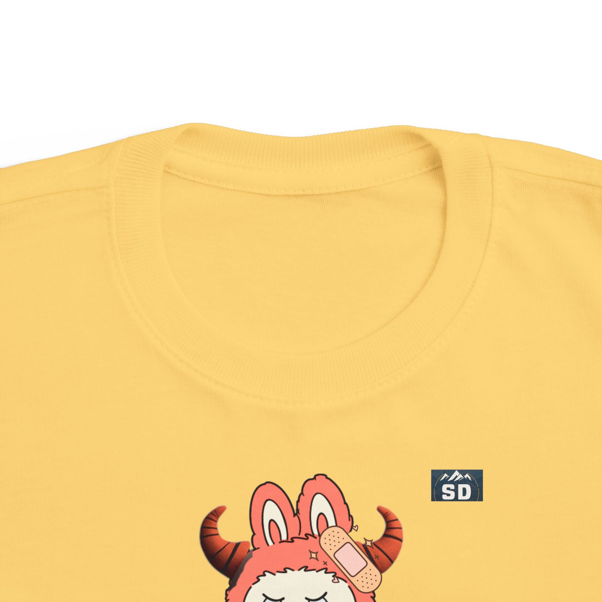 Halloween Toddler Tee with Pazuzu Labubu Toy Design