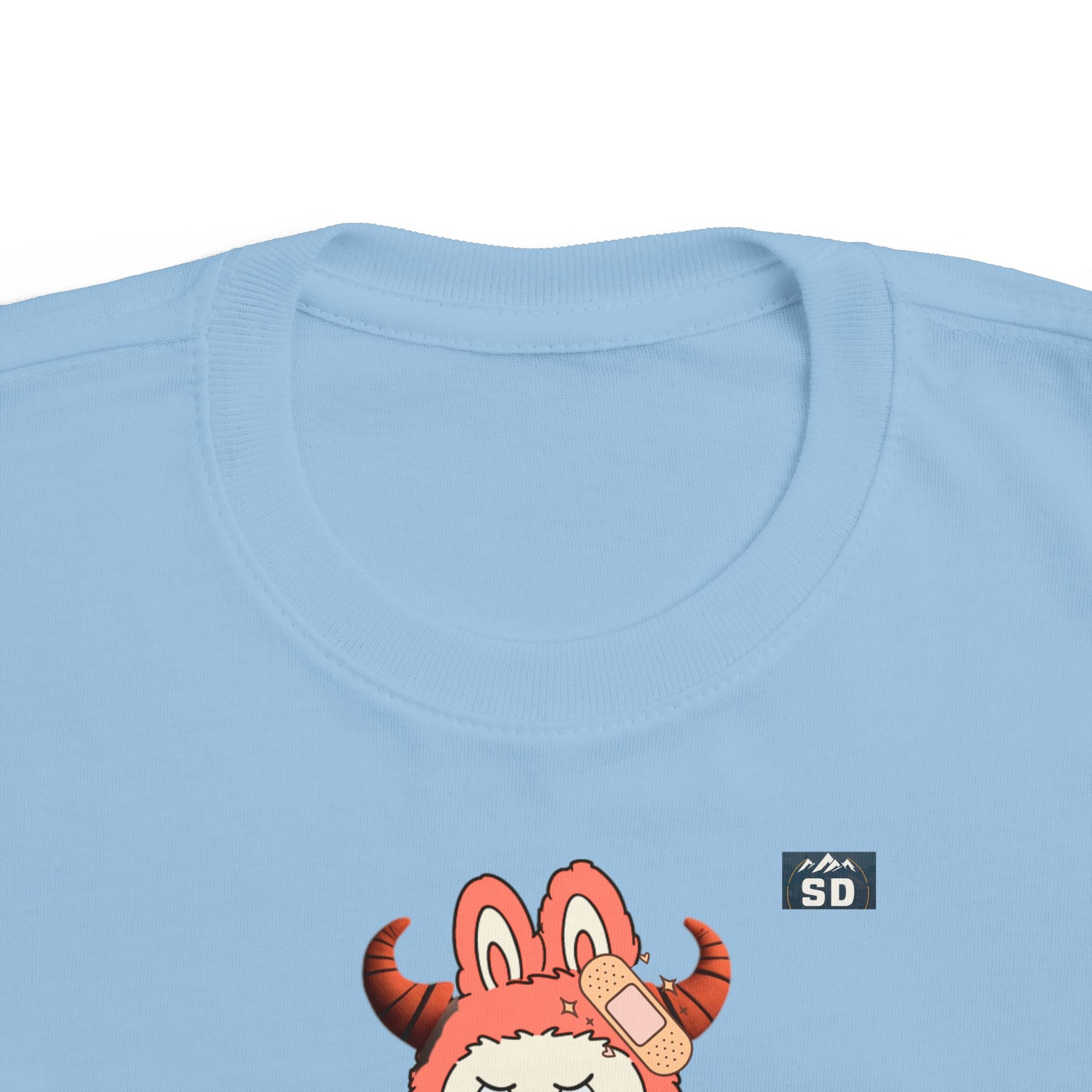 Halloween Toddler Tee with Pazuzu Labubu Toy Design