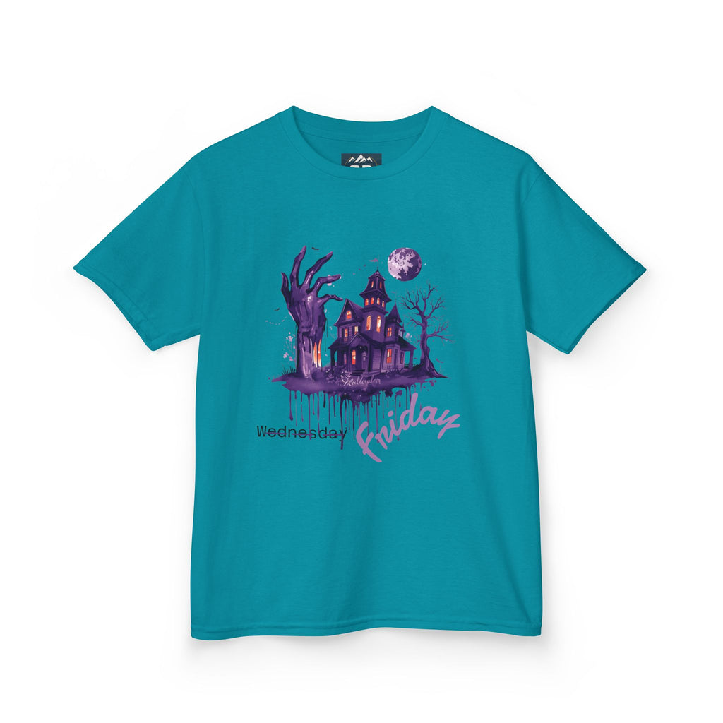 Kids Tee Fun Movie Wednesday T-Shirt Ideal for Halloween