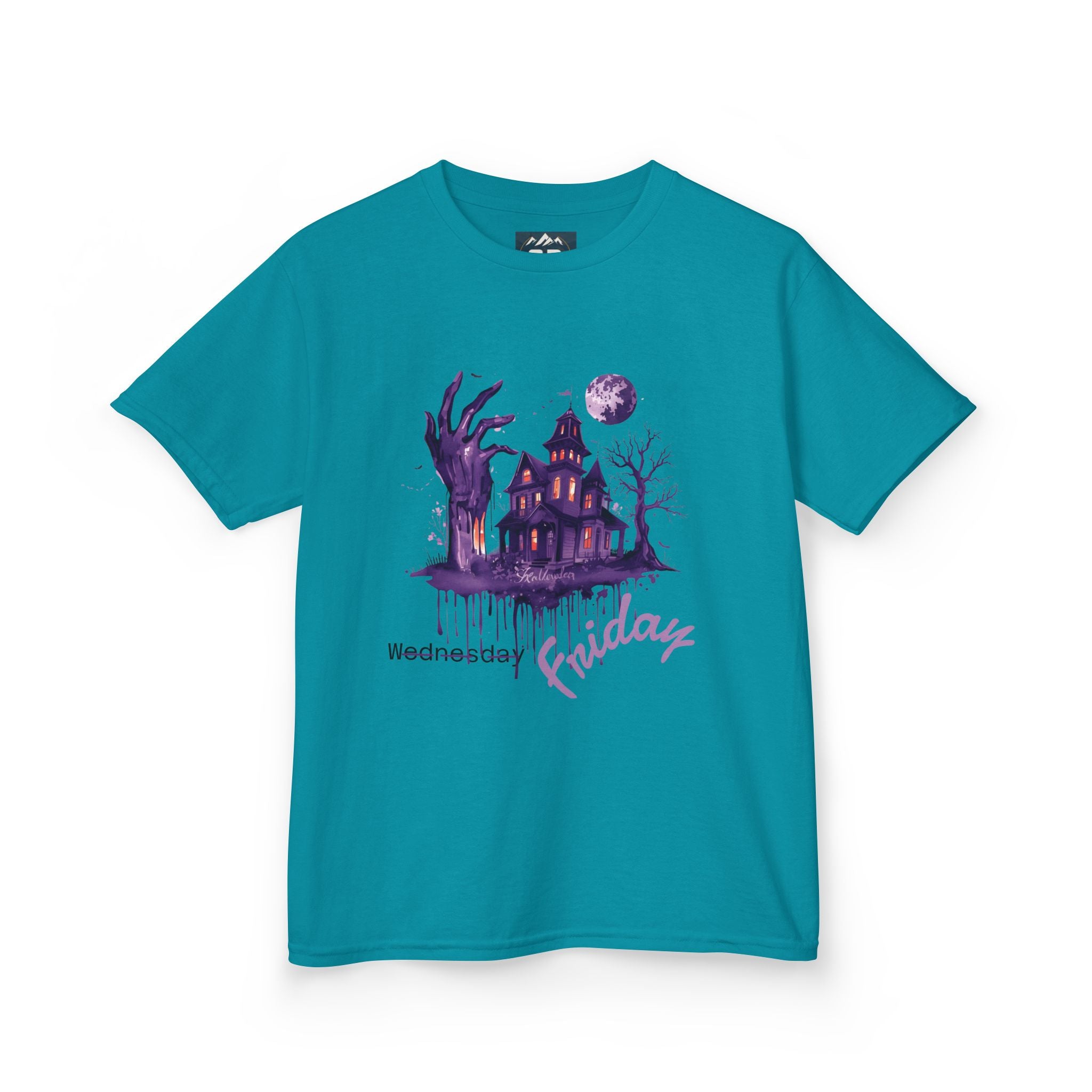 Kids Tee Fun Movie Wednesday T-Shirt Ideal for Halloween
