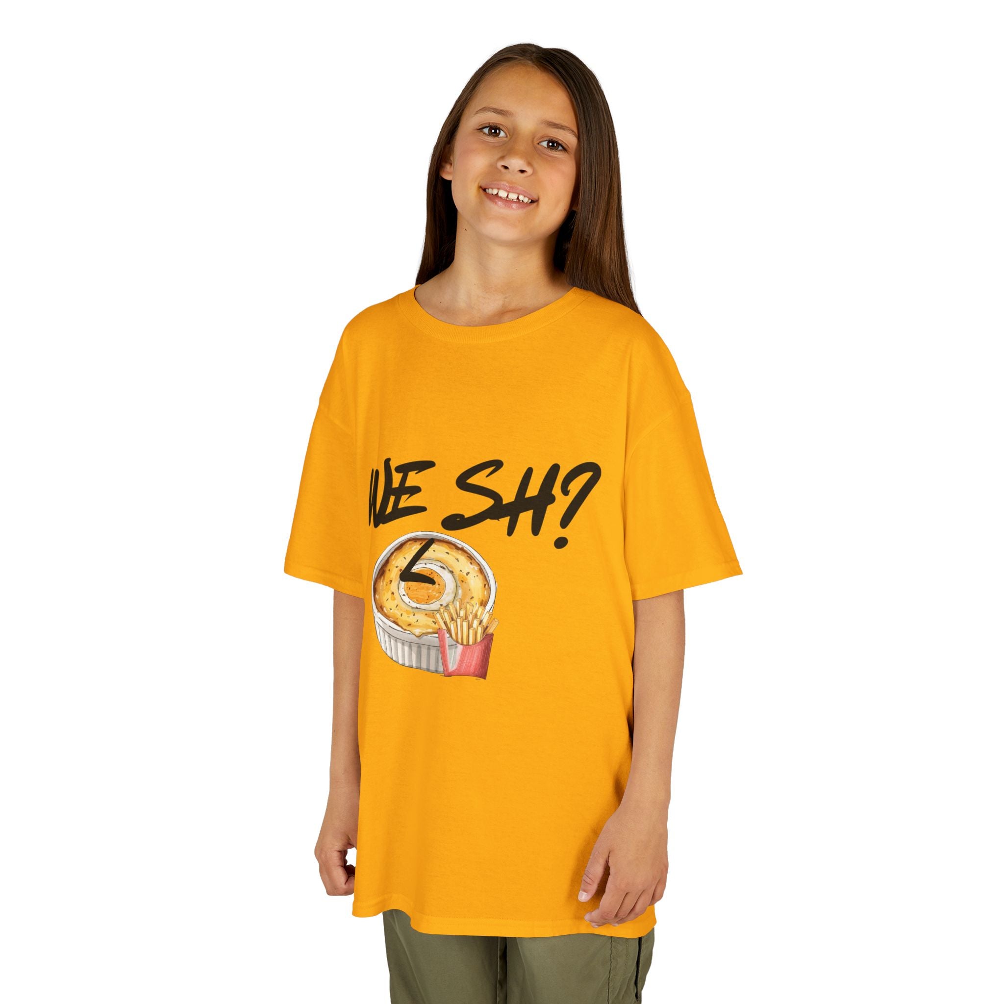 Kids T-Shirt Funny Wesh French North Dish Slang Tee