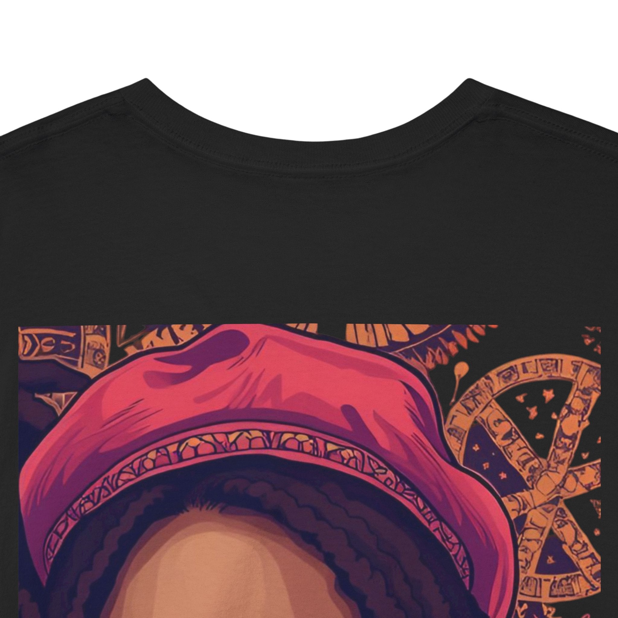 Unisex Heavy Cotton Tee with 'No Man No Cry' Artwork, Vintage Tee, Music Lover Gift,  Inspired Shirt, Casual Streetwear