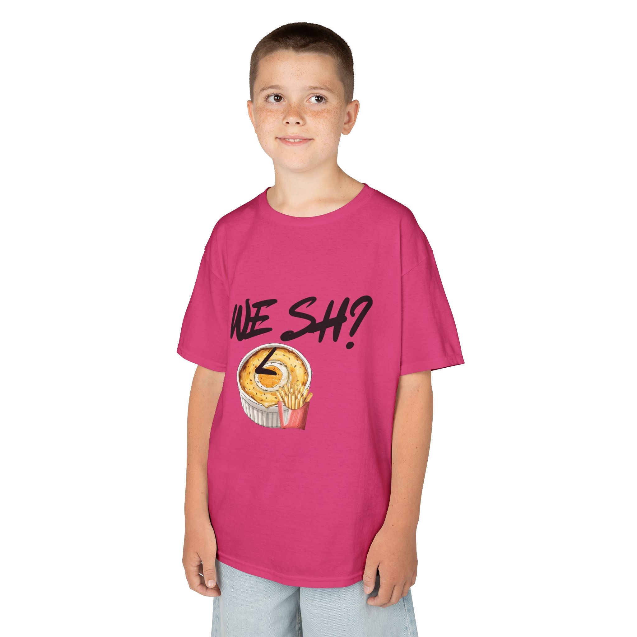 Kids T-Shirt Funny Wesh French North Dish Slang Tee