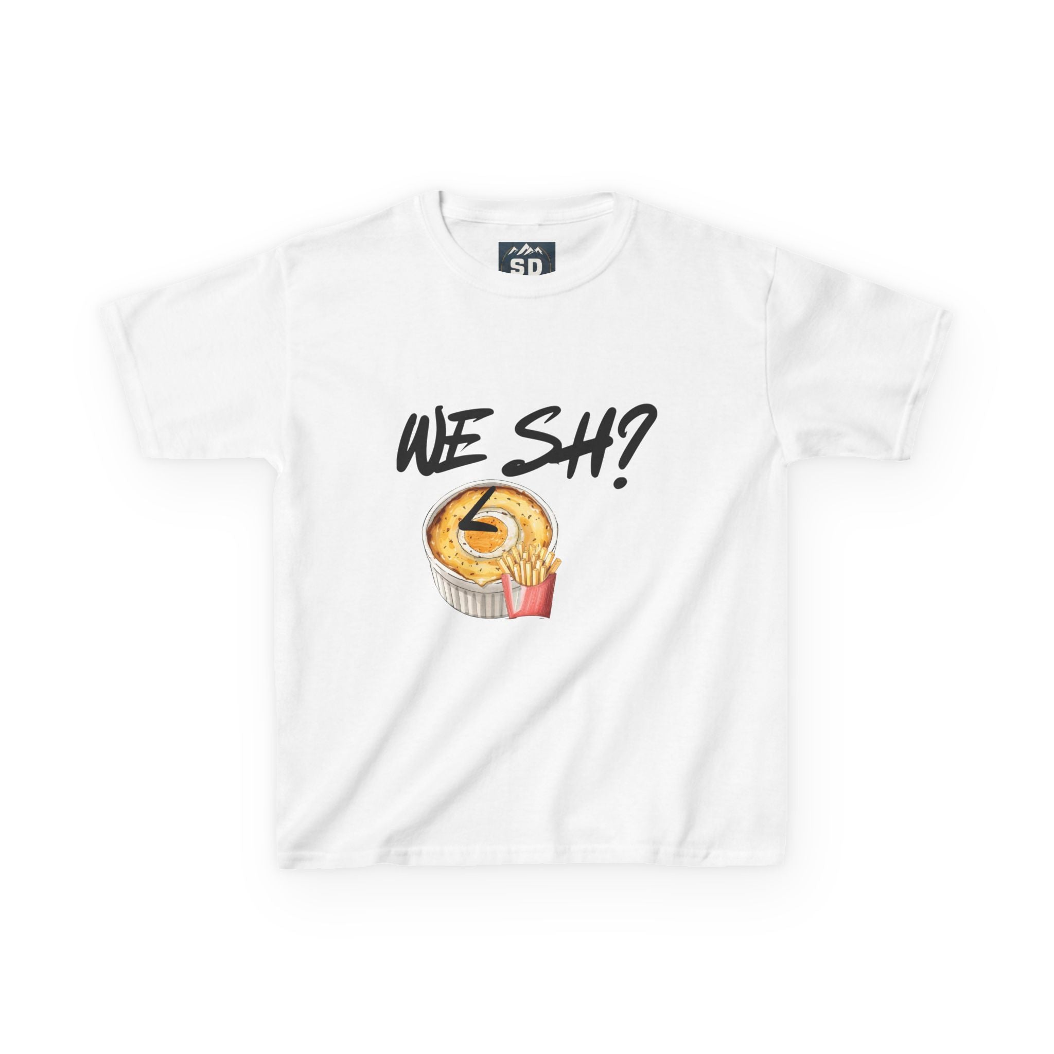 Kids T-Shirt Funny Wesh French North Dish Slang Tee