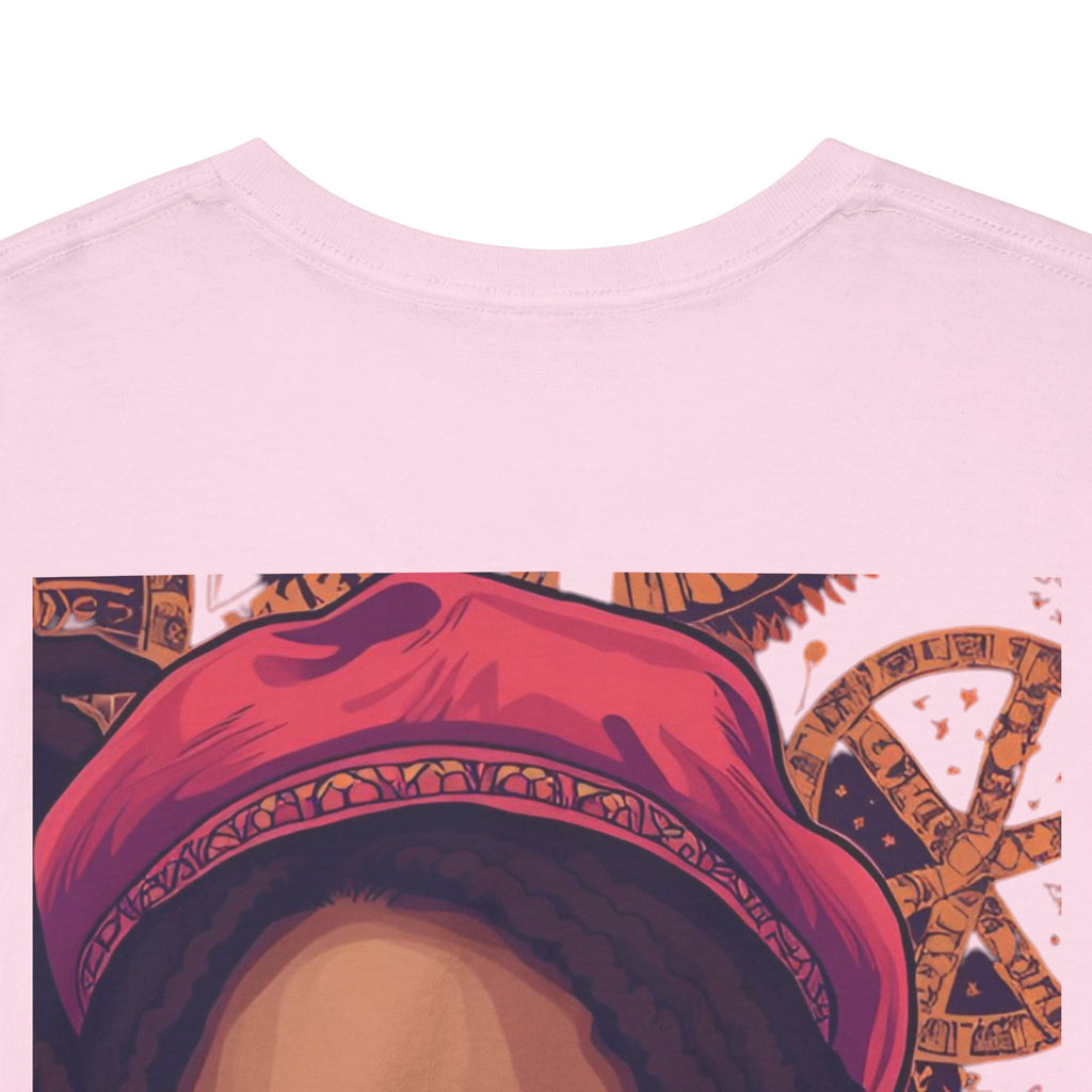 Unisex Heavy Cotton Tee with 'No Man No Cry' Artwork, Vintage Tee, Music Lover Gift,  Inspired Shirt, Casual Streetwear