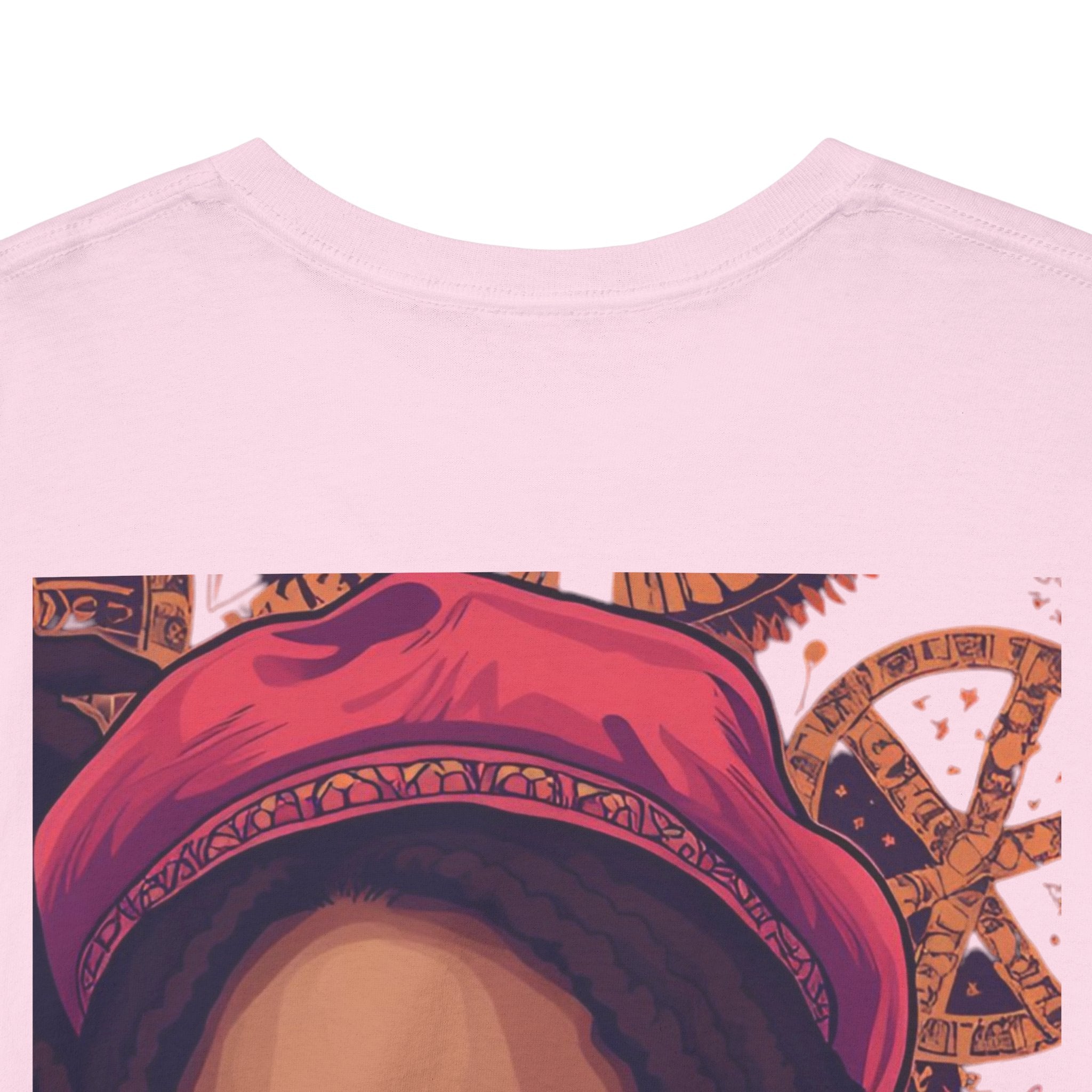 Unisex Heavy Cotton Tee with 'No Man No Cry' Artwork, Vintage Tee, Music Lover Gift,  Inspired Shirt, Casual Streetwear