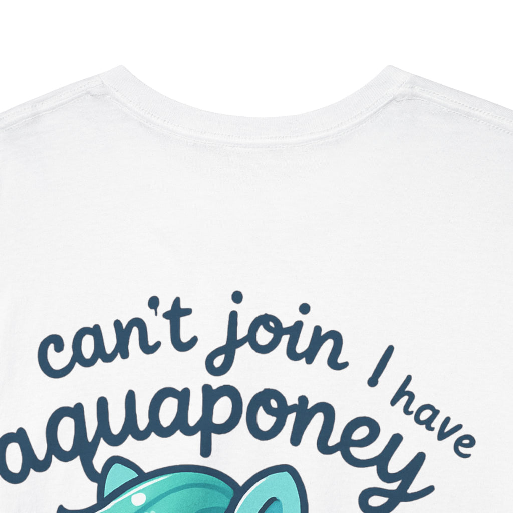 Aquaponey Humor Unisex Heavy Cotton Tee, Fun T-Shirt for Friends, Gift for Horse Lovers, Casual Wear, Funny Summer Tee