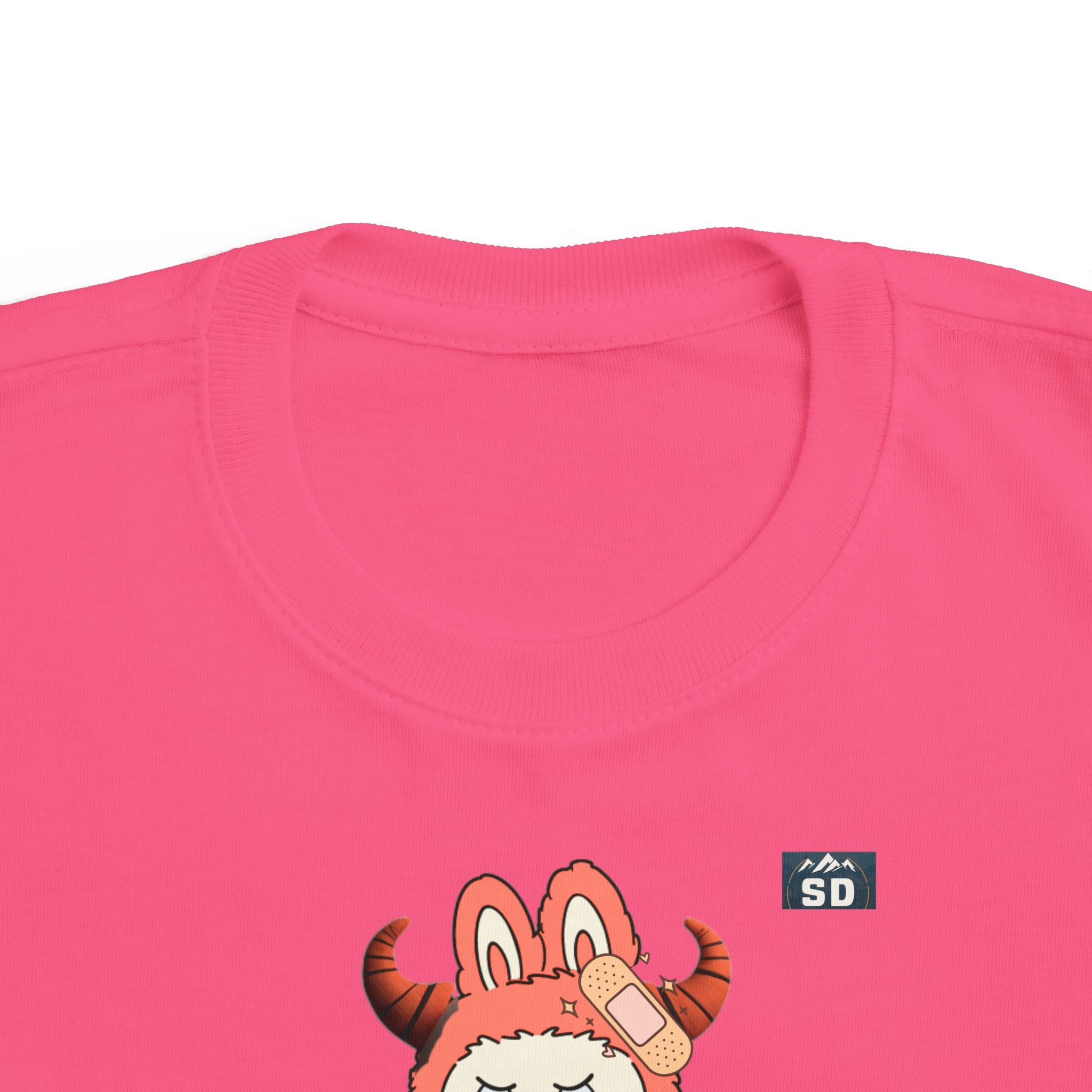 Halloween Toddler Tee with Pazuzu Labubu Toy Design
