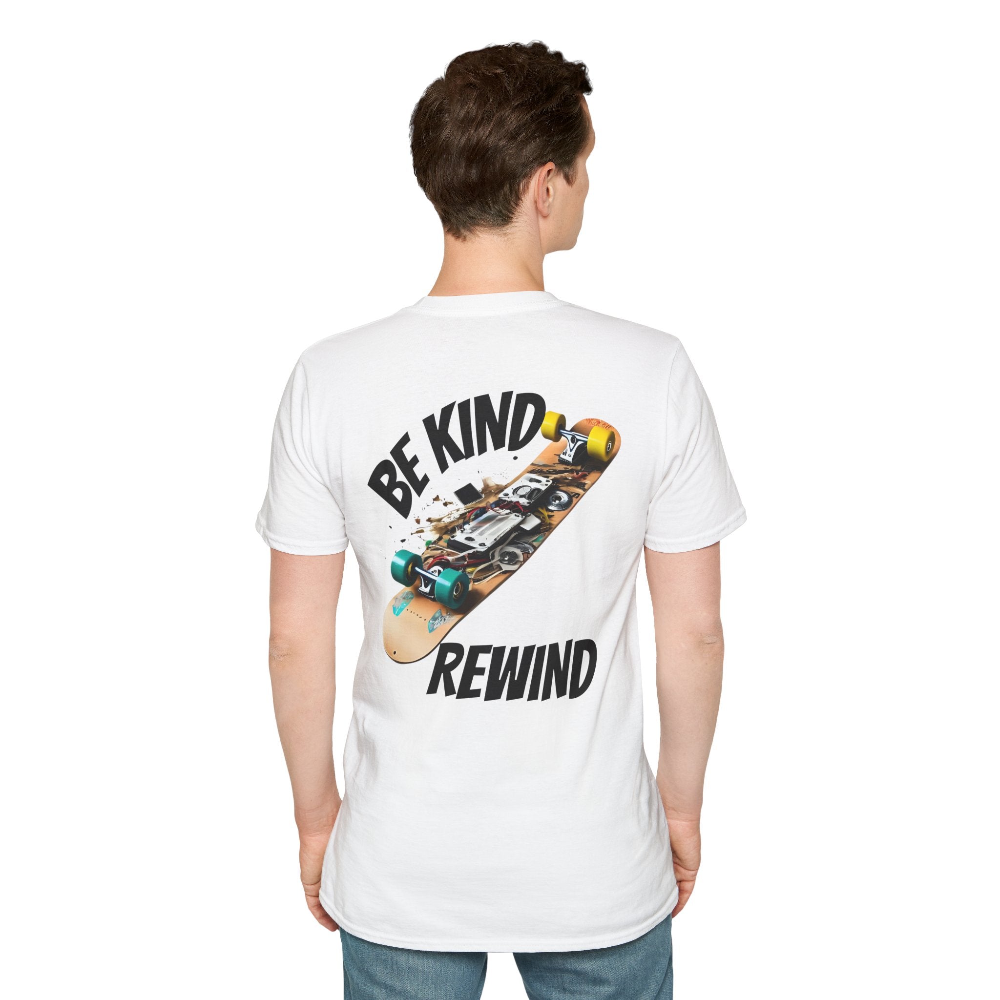 Be Kind Rewind- Unisex T-Shirt  with Movie Reference  for Skateboard lovers
