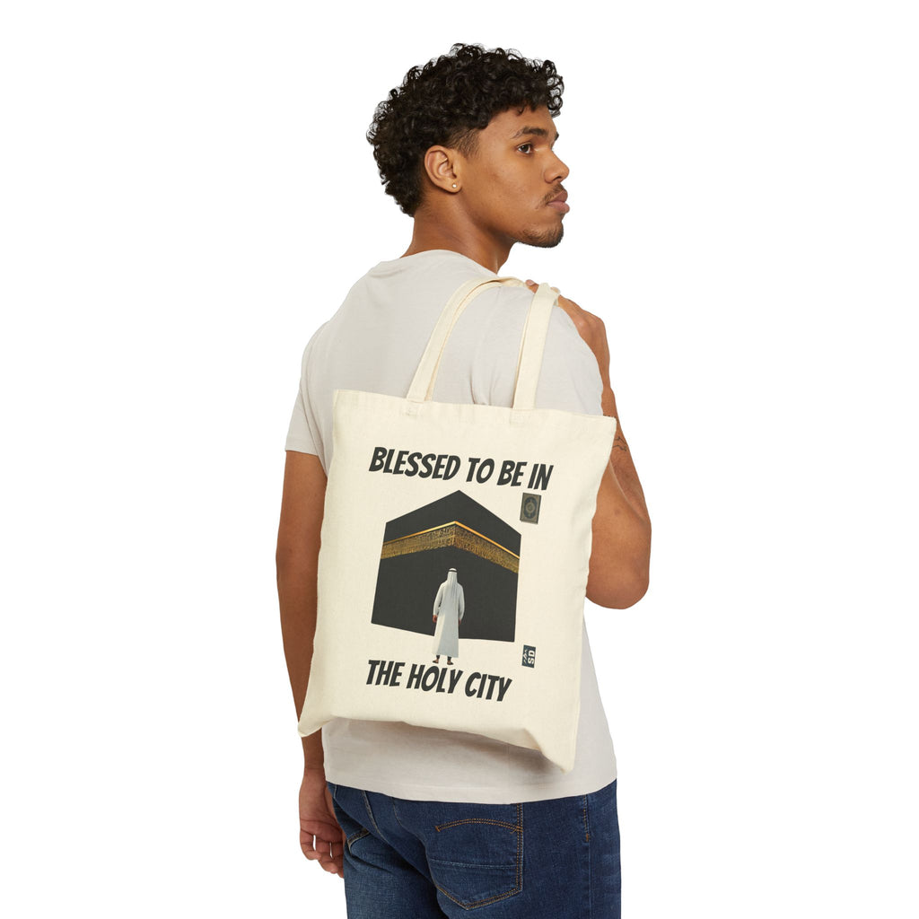 Canvas Tote Bag for Mekkah Pilgrimage, for Him
