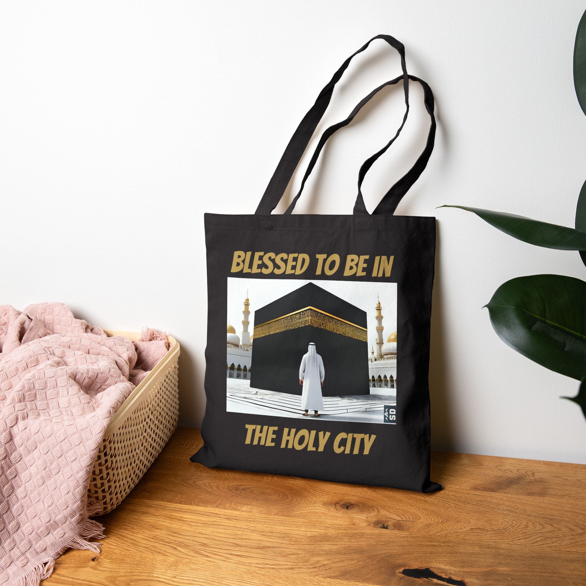 Canvas Tote Bag for Mekkah Pilgrimage, for Him