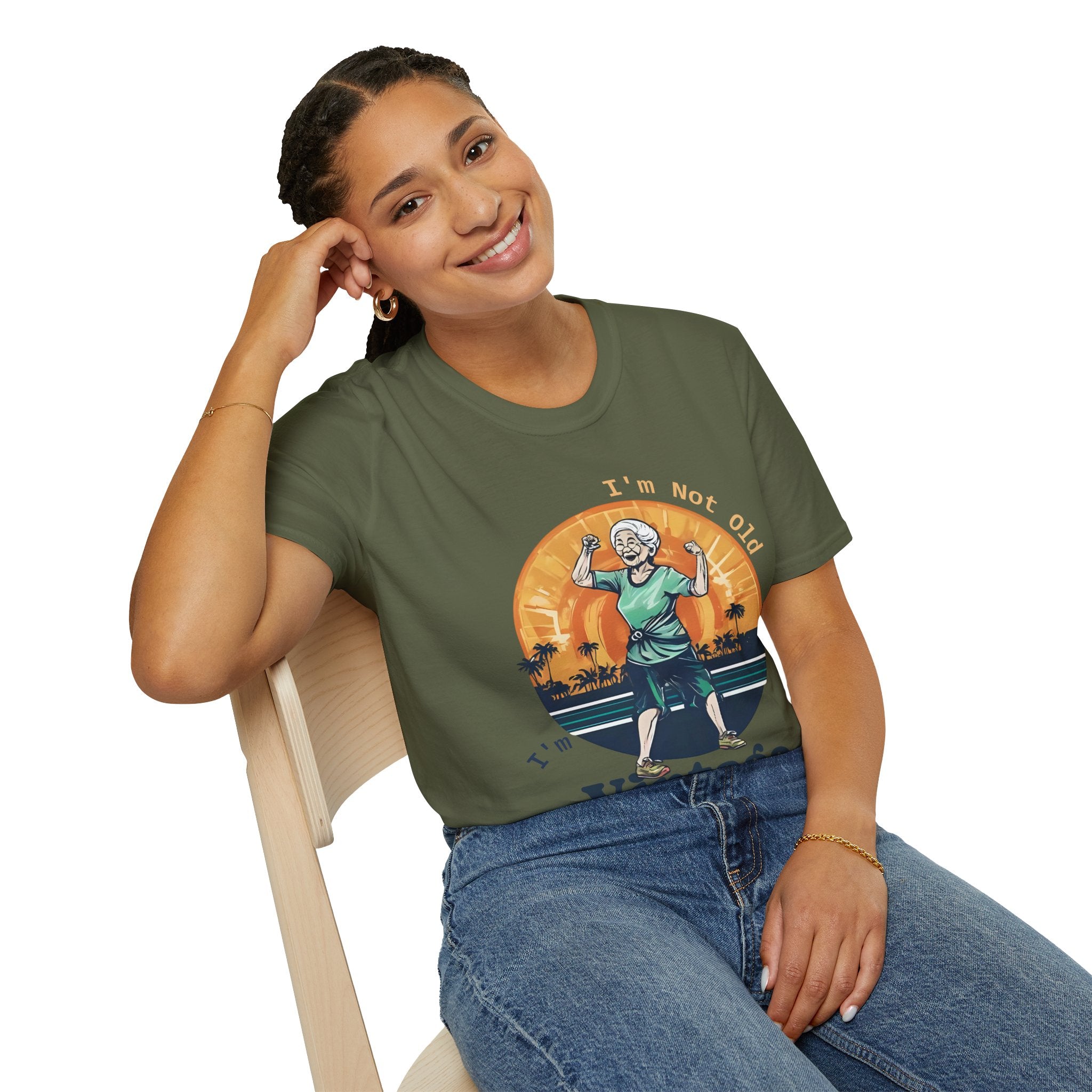 Vintage -I m not old - Zumba - T-Shirt
