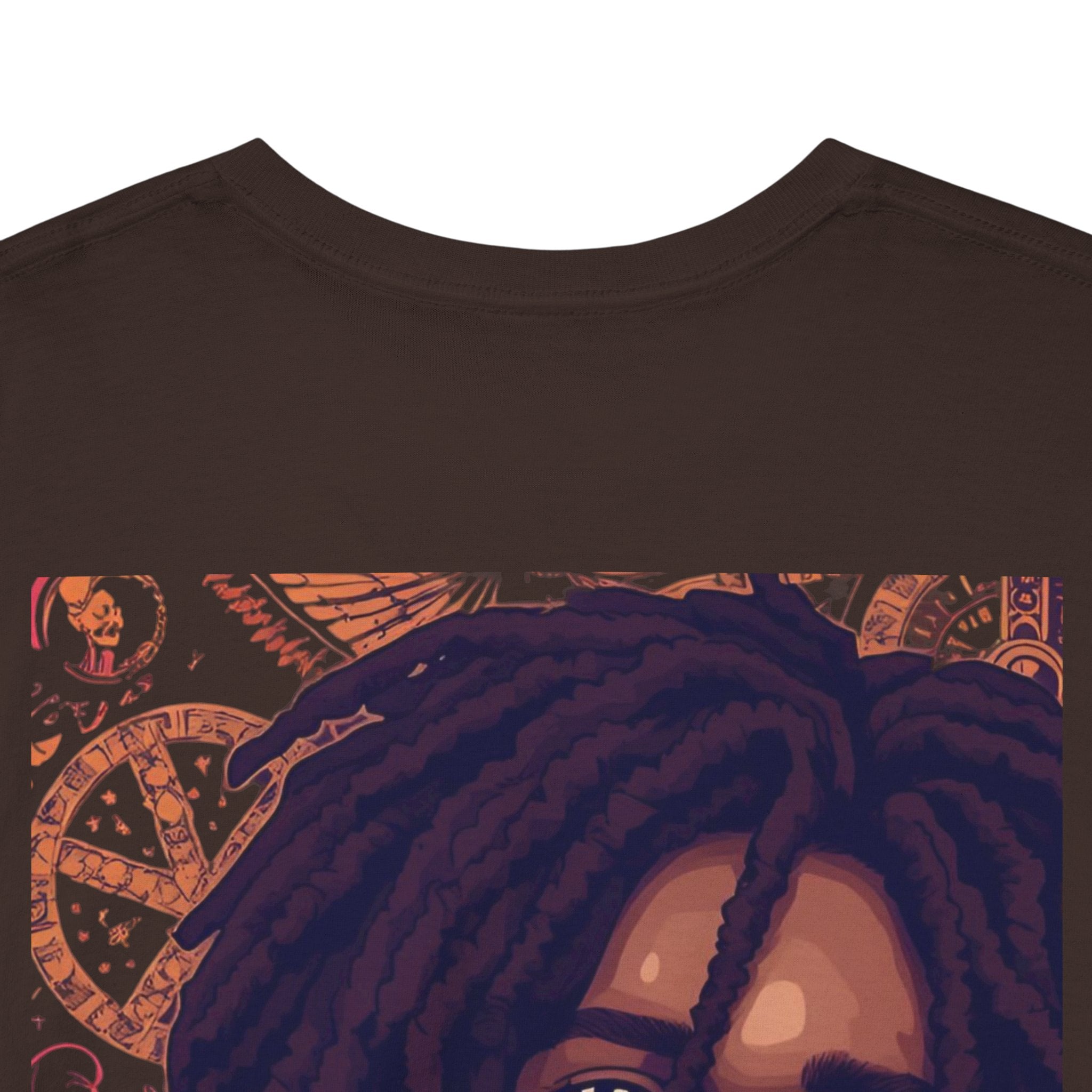 Unisex Heavy Cotton Tee with 'No Woman No Cry' Artwork, Vintage Tee, Music Lover Gift,  Inspired Shirt, Casual Streetwear