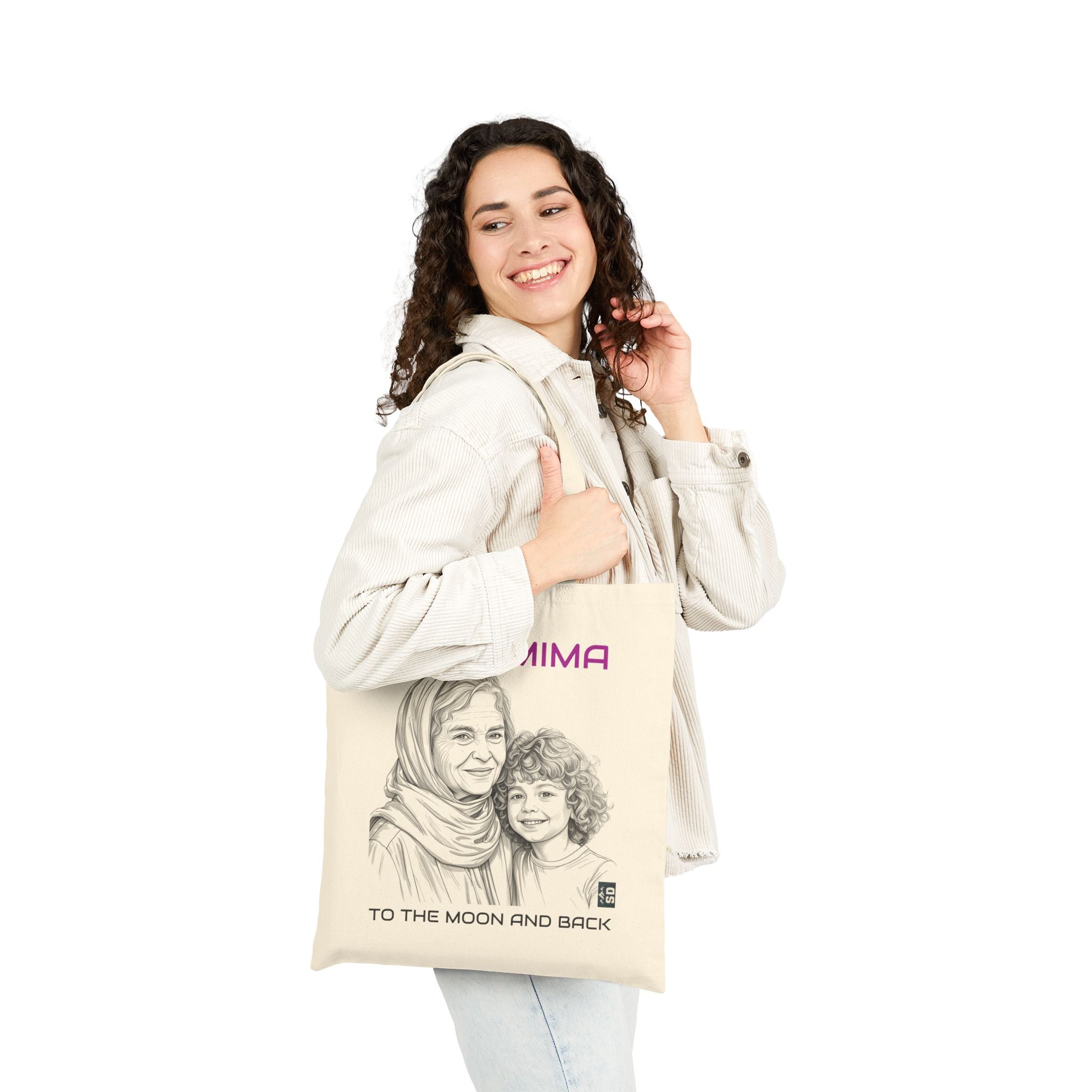 Love Grandma Canvas Tote Bag