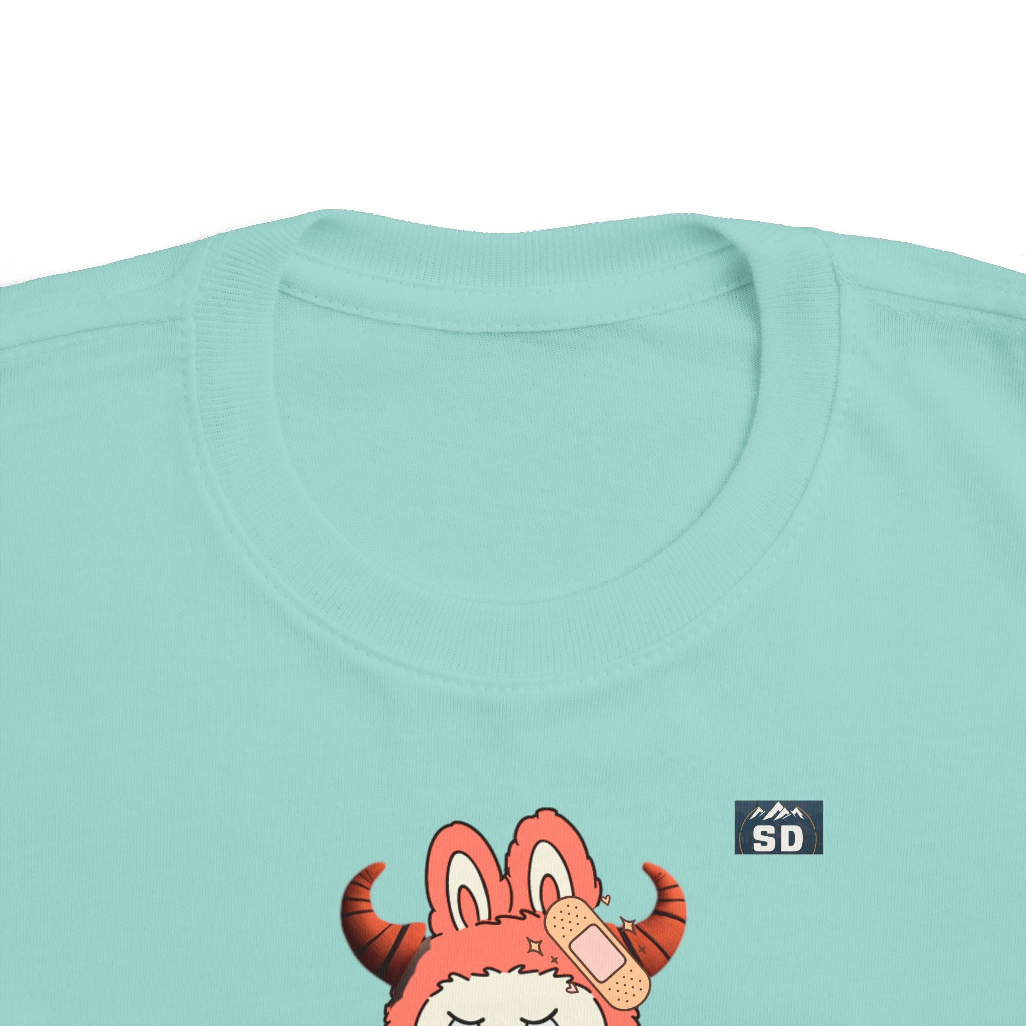 Halloween Toddler Tee with Pazuzu Labubu Toy Design