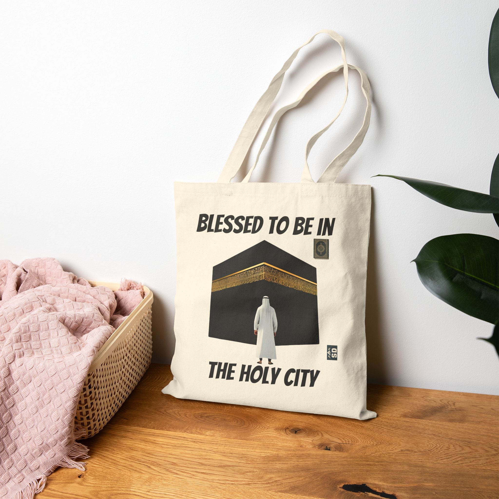 Canvas Tote Bag for Mekkah Pilgrimage, for Him
