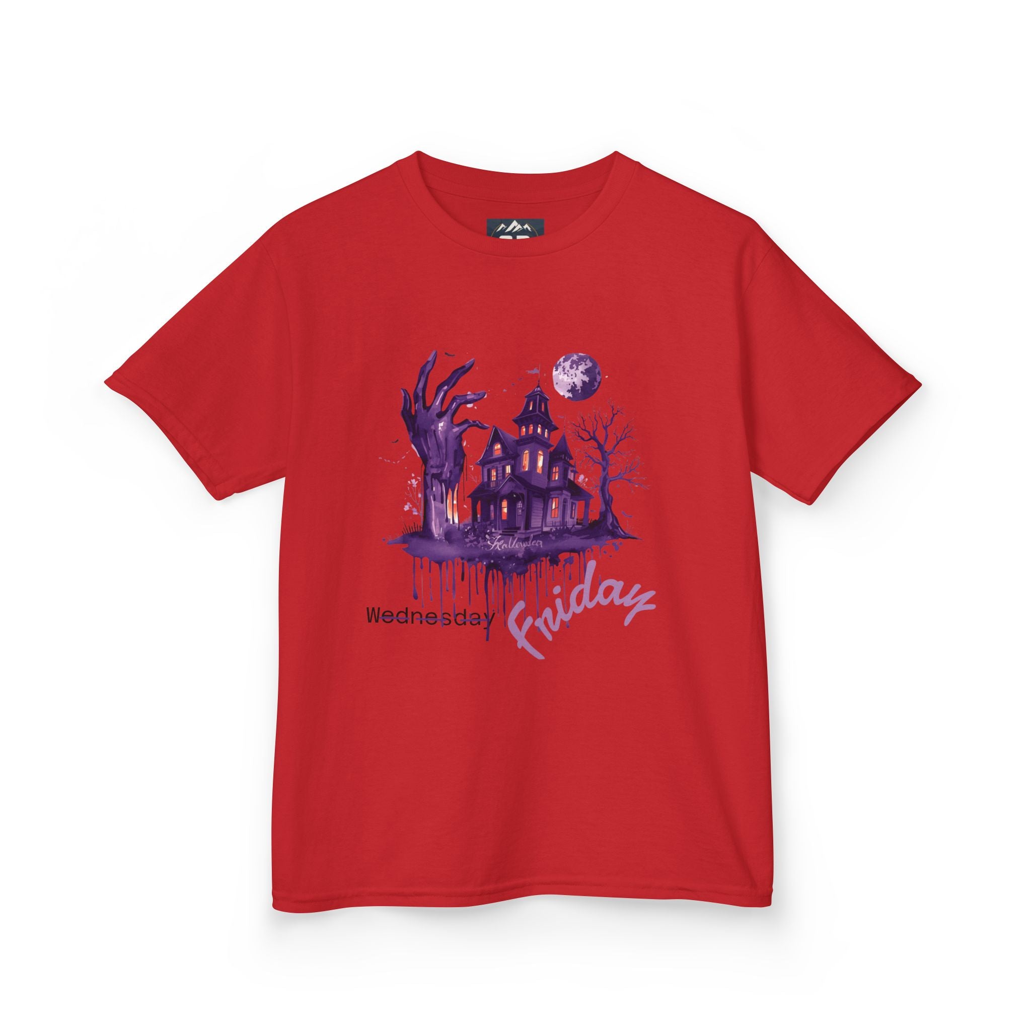 Kids Tee Fun Movie Wednesday T-Shirt Ideal for Halloween