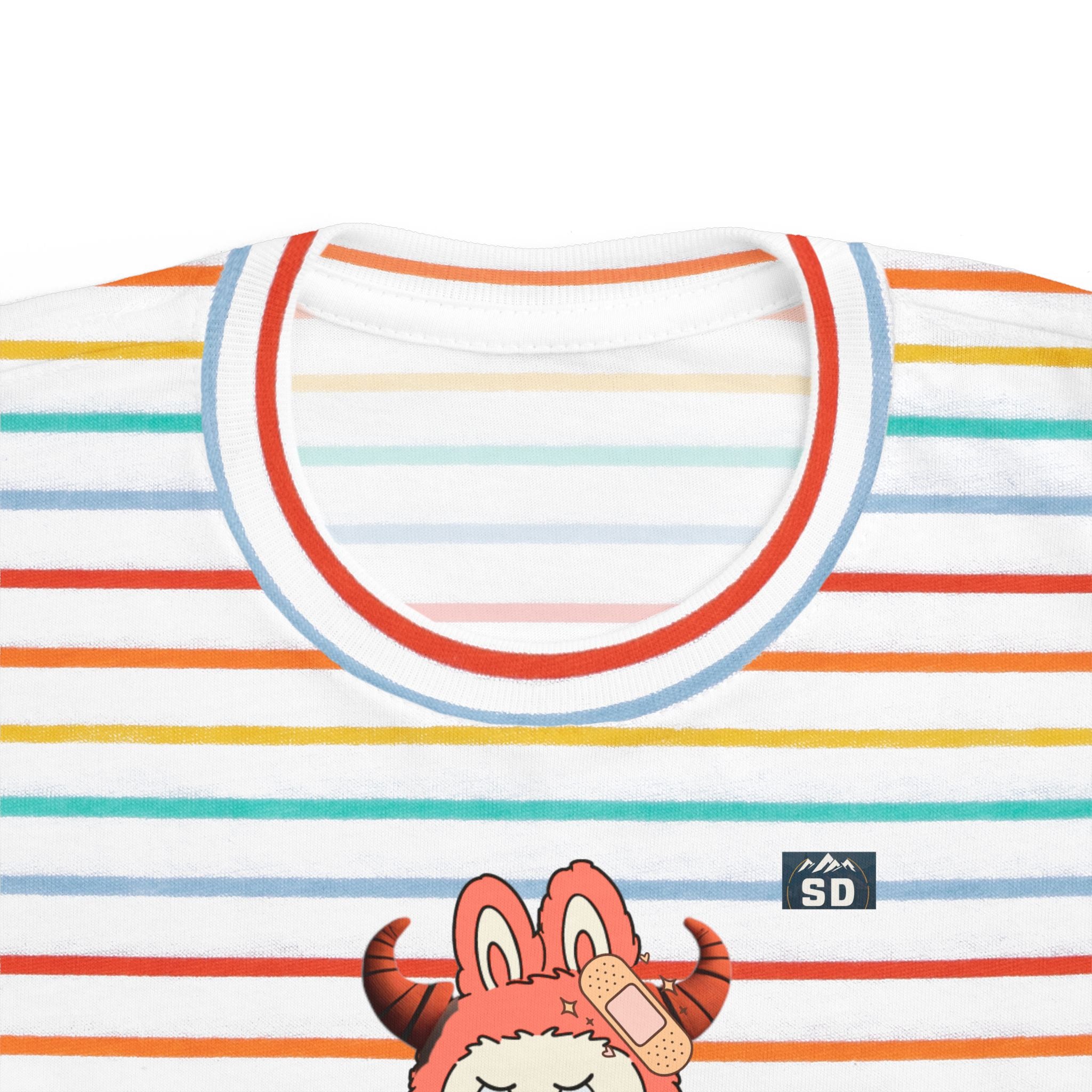 Halloween Toddler Tee with Pazuzu Labubu Toy Design