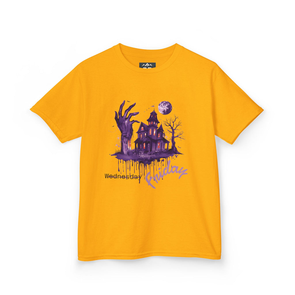 Kids Tee Fun Movie Wednesday T-Shirt Ideal for Halloween