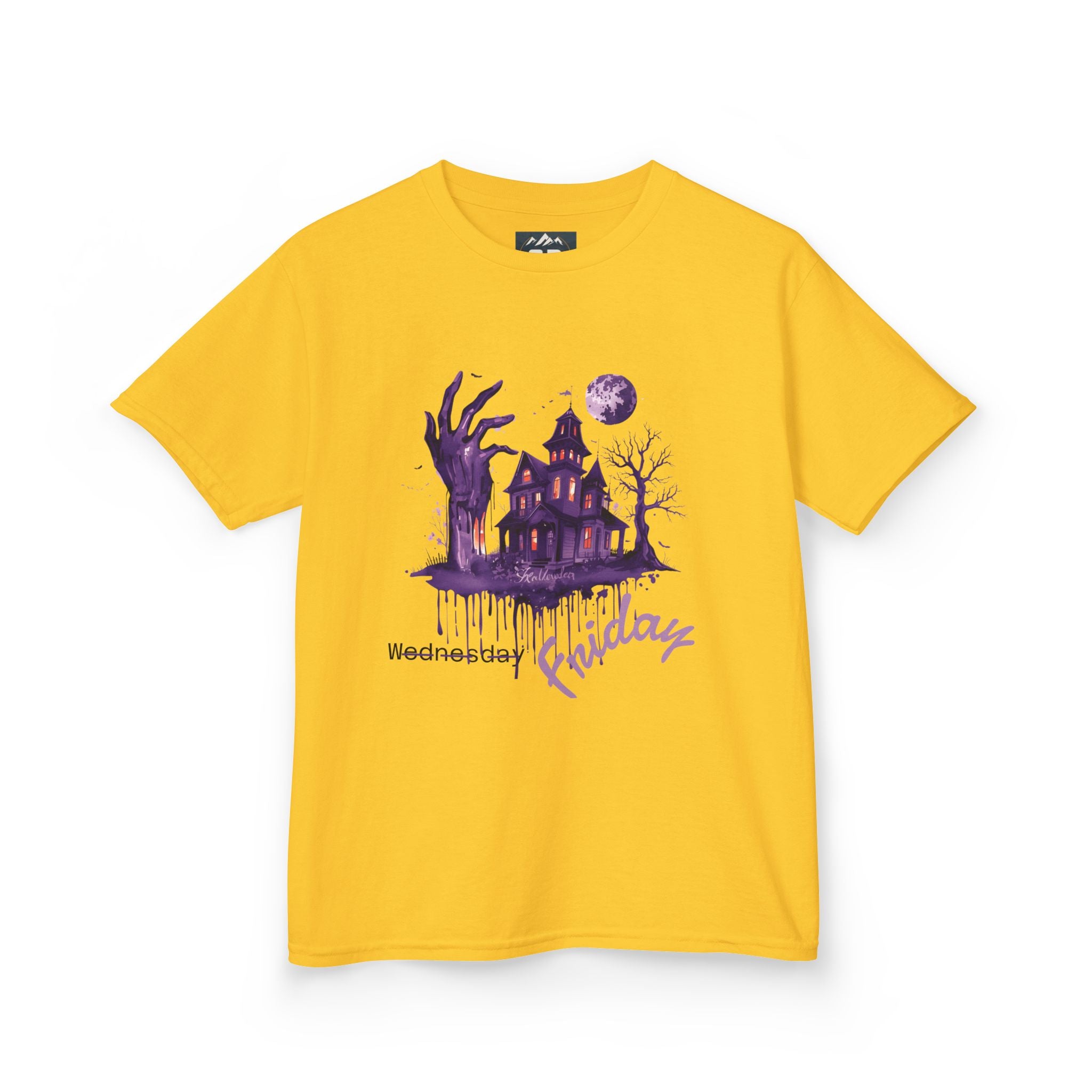 Kids Tee Fun Movie Wednesday T-Shirt Ideal for Halloween