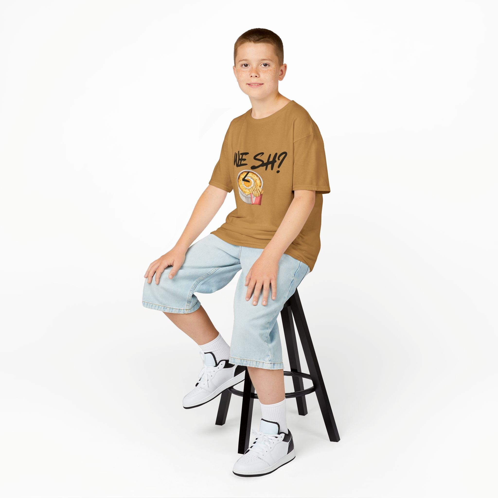 Kids T-Shirt Funny Wesh French North Dish Slang Tee