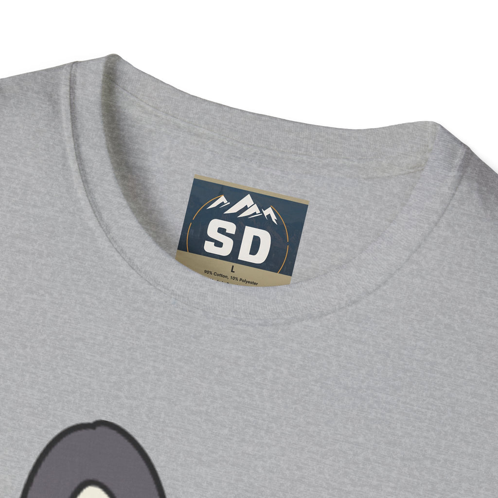 T-Shirt half labubu expensive joke Unisex Softstyle