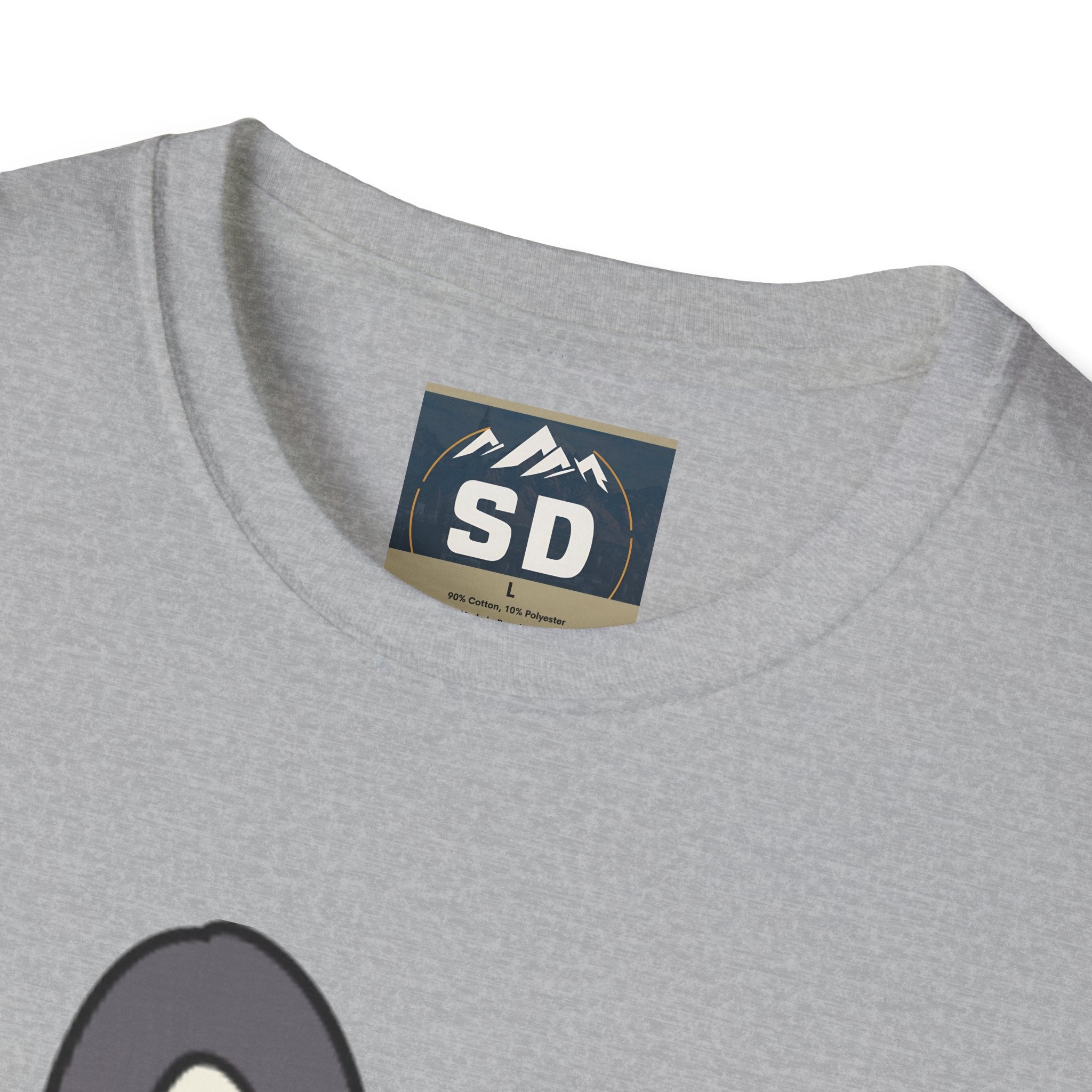 T-Shirt half labubu expensive joke Unisex Softstyle