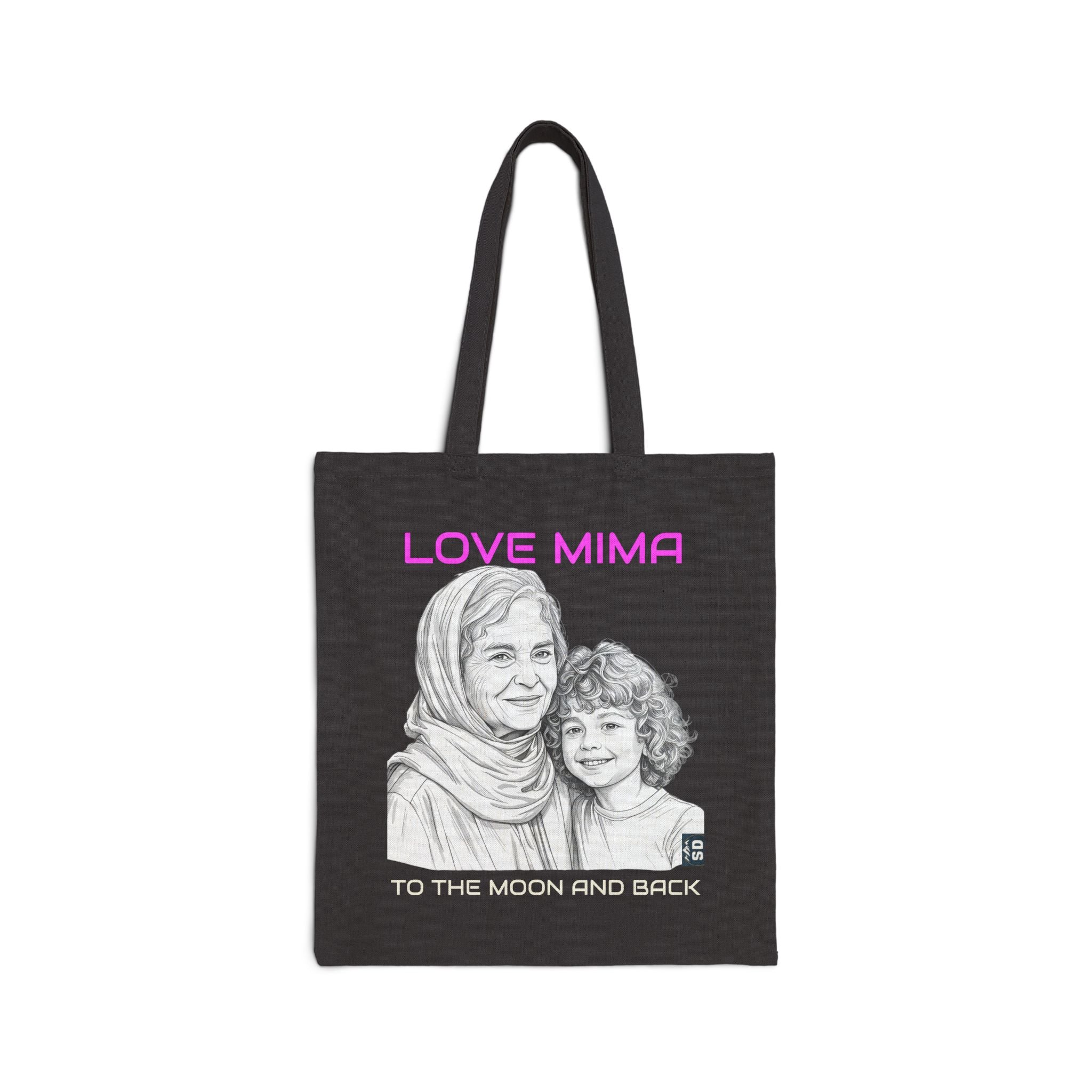 Love Grandma Canvas Tote Bag