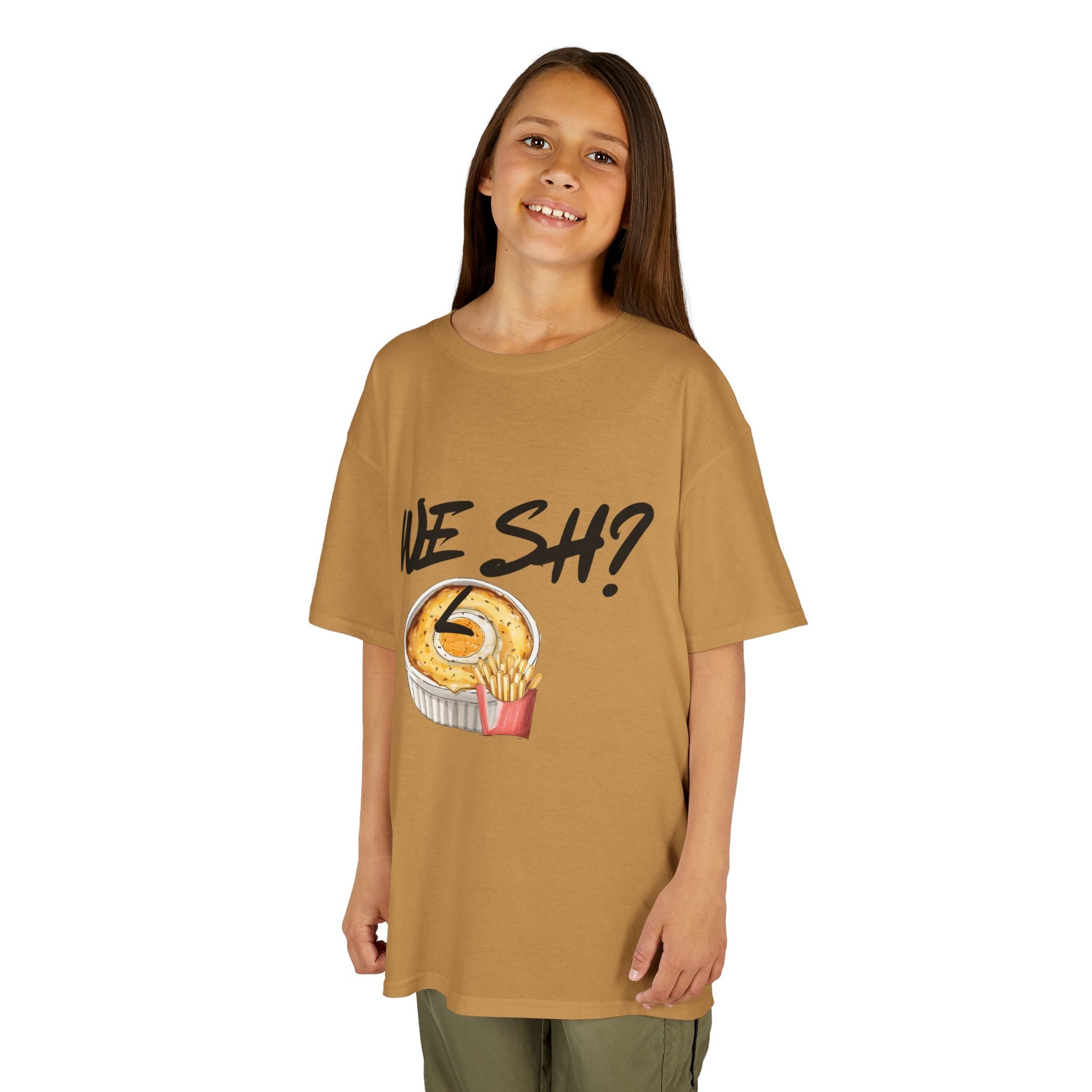 Kids T-Shirt Funny Wesh French North Dish Slang Tee