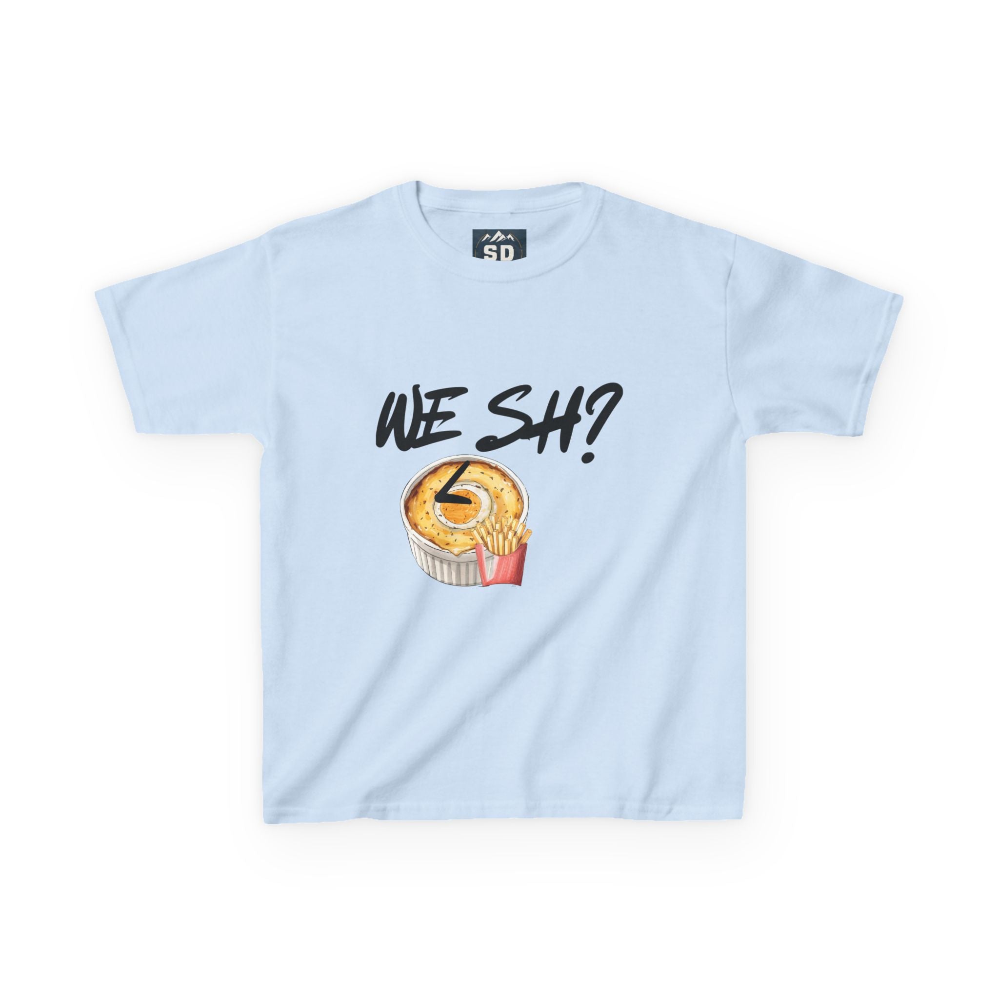 Kids T-Shirt Funny Wesh French North Dish Slang Tee