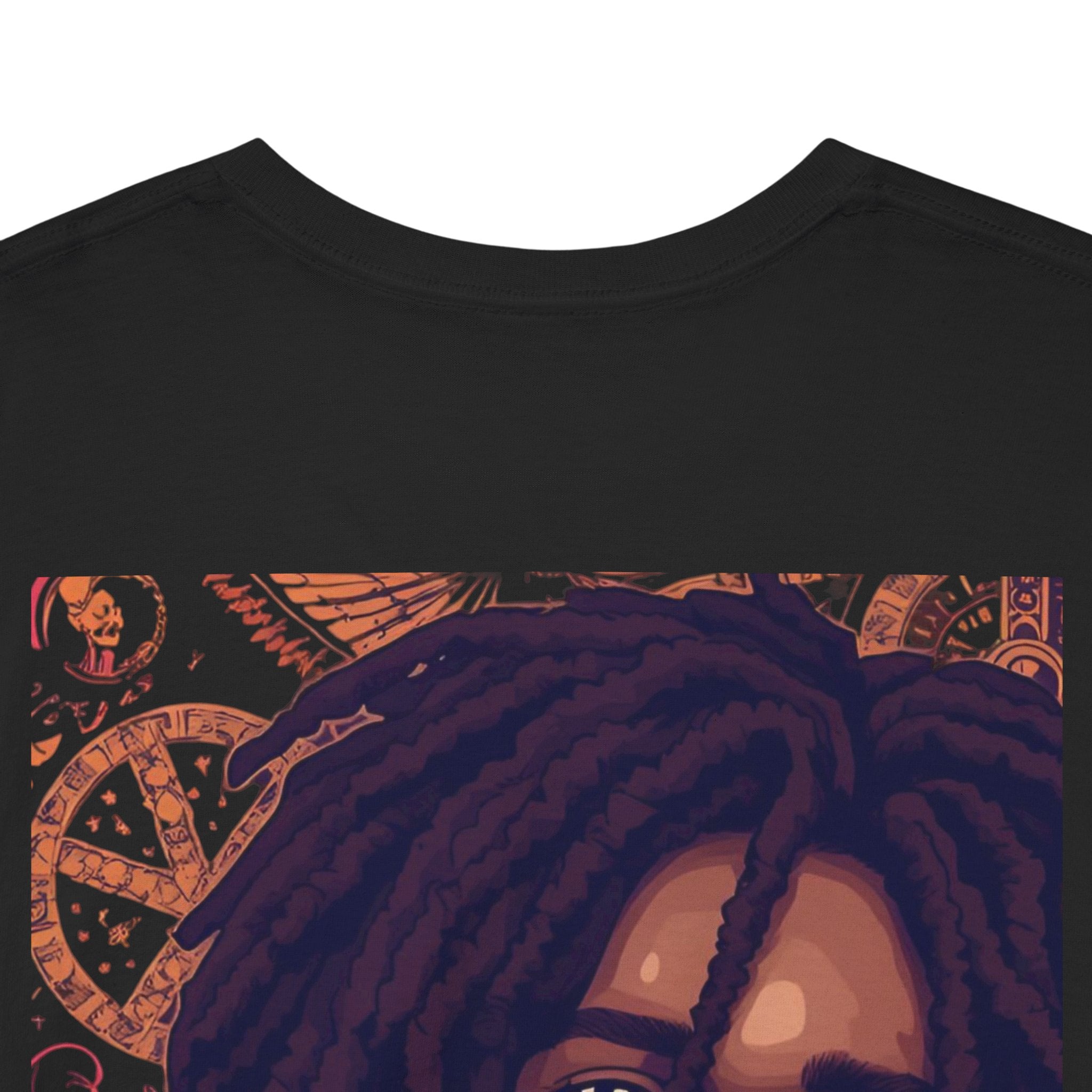 Unisex Heavy Cotton Tee with 'No Woman No Cry' Artwork, Vintage Tee, Music Lover Gift,  Inspired Shirt, Casual Streetwear