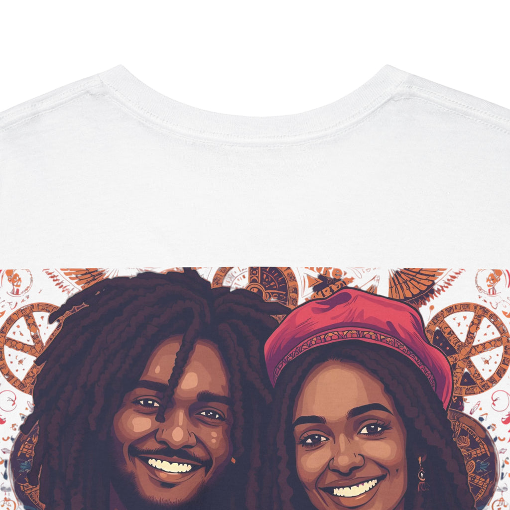 Unisex Heavy Cotton Tee with 'No Kids No Cry' Artwork, Vintage Tee, Music Lover Gift,  Inspired Shirt, Casual Streetwear