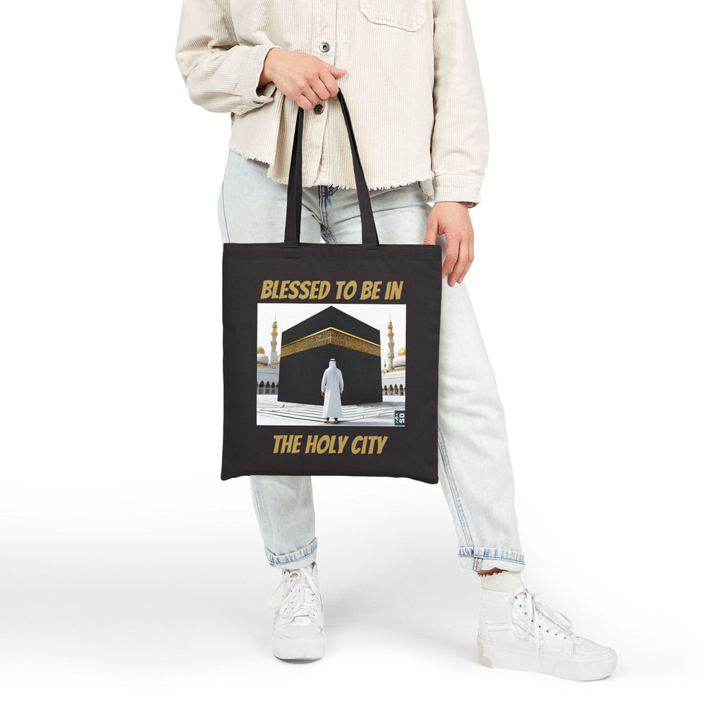 Canvas Tote Bag for Mekkah Pilgrimage, for Him