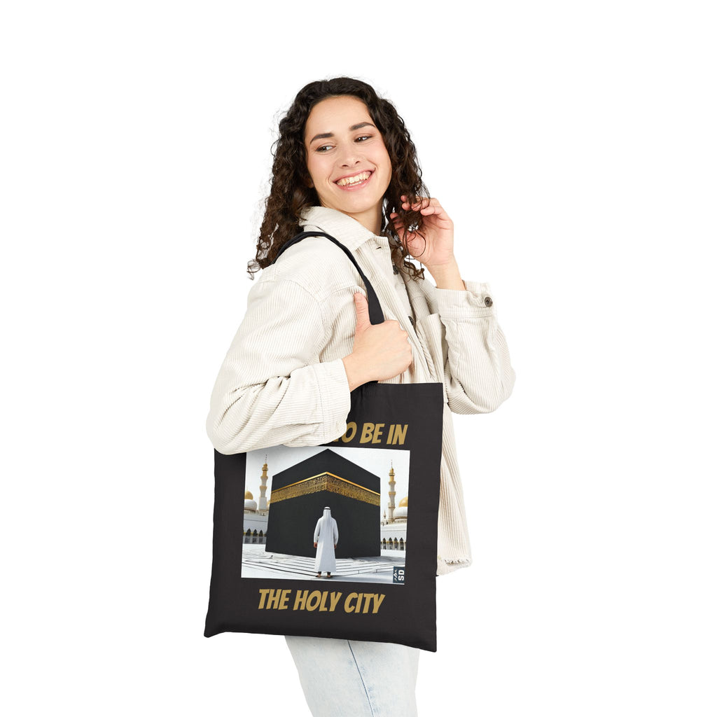 Canvas Tote Bag for Mekkah Pilgrimage, for Him