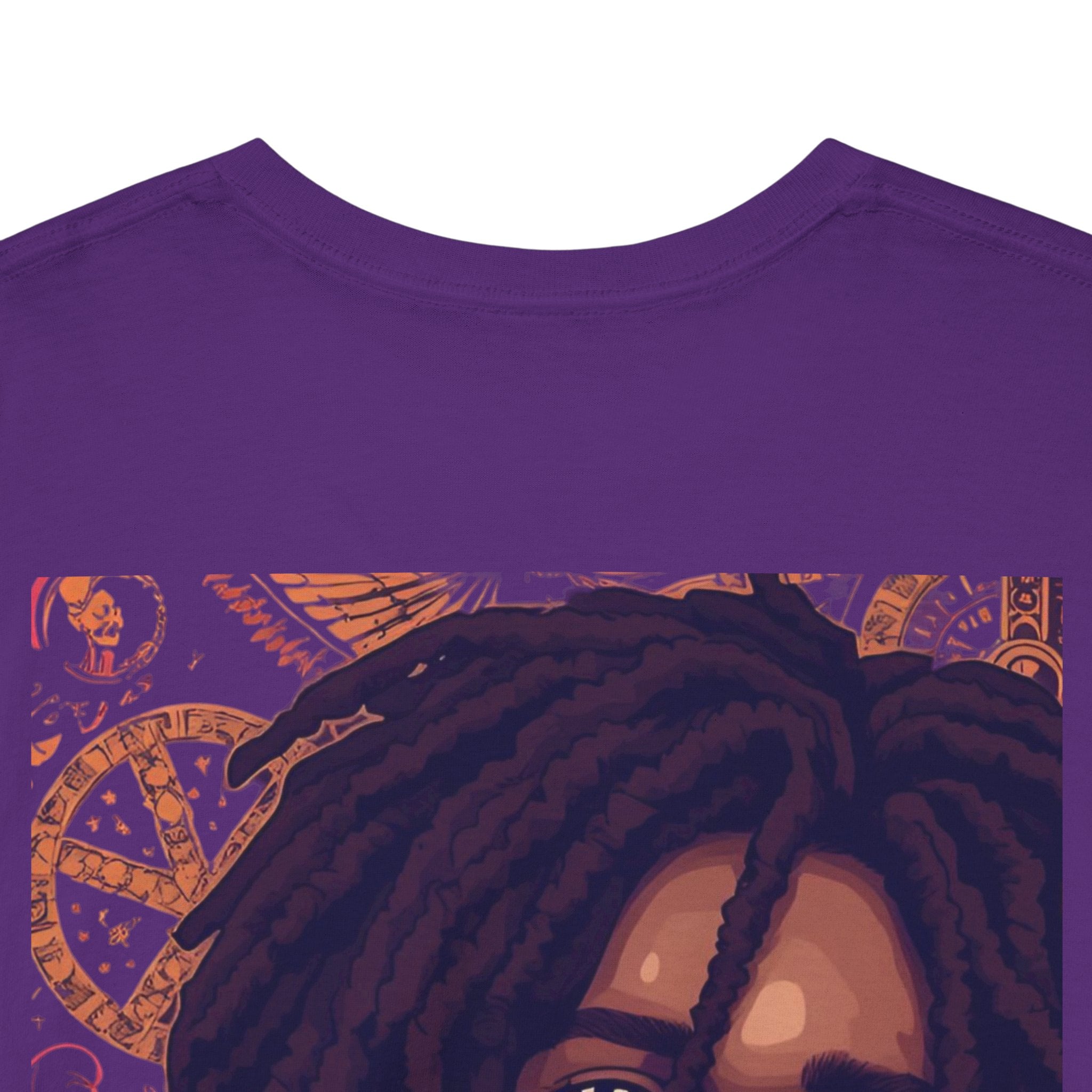 Unisex Heavy Cotton Tee with 'No Woman No Cry' Artwork, Vintage Tee, Music Lover Gift,  Inspired Shirt, Casual Streetwear