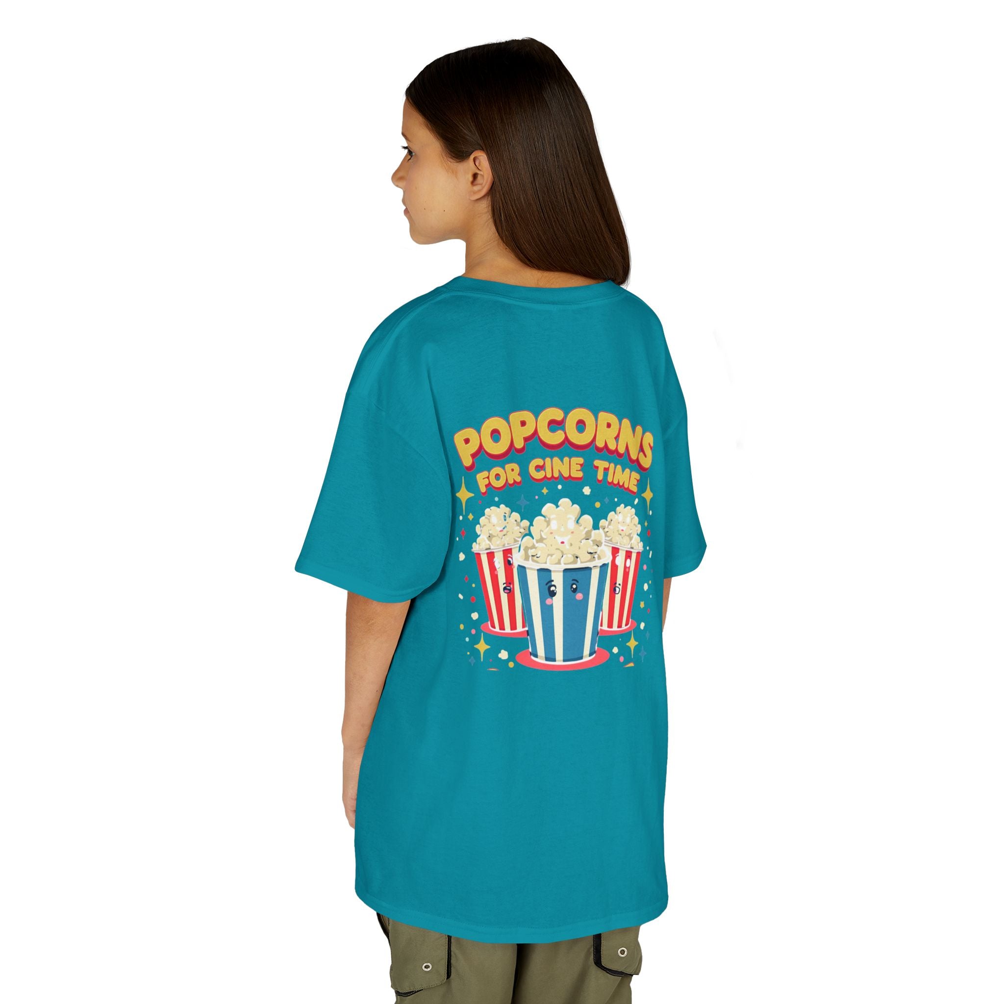 Kids Cinema T-Shirt, Fun Movie Tee for Children, Popcorn Graphic Shirt, Perfect for Movie Nights, Birthday Gift, Halloween Costume