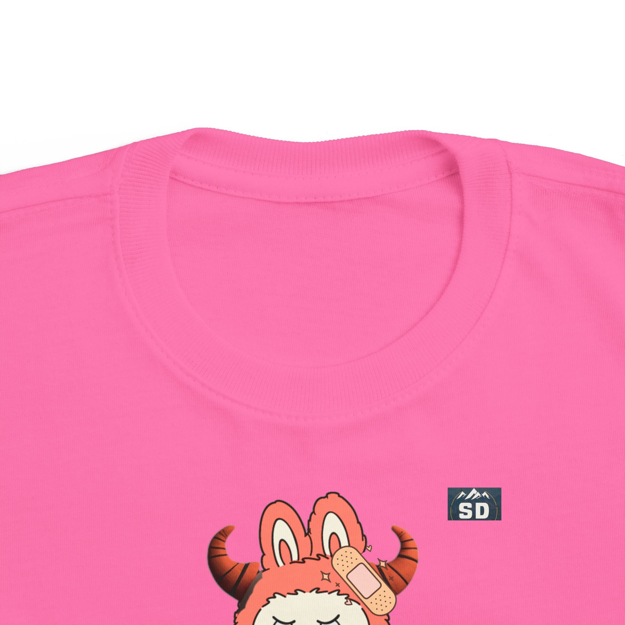Halloween Toddler Tee with Pazuzu Labubu Toy Design